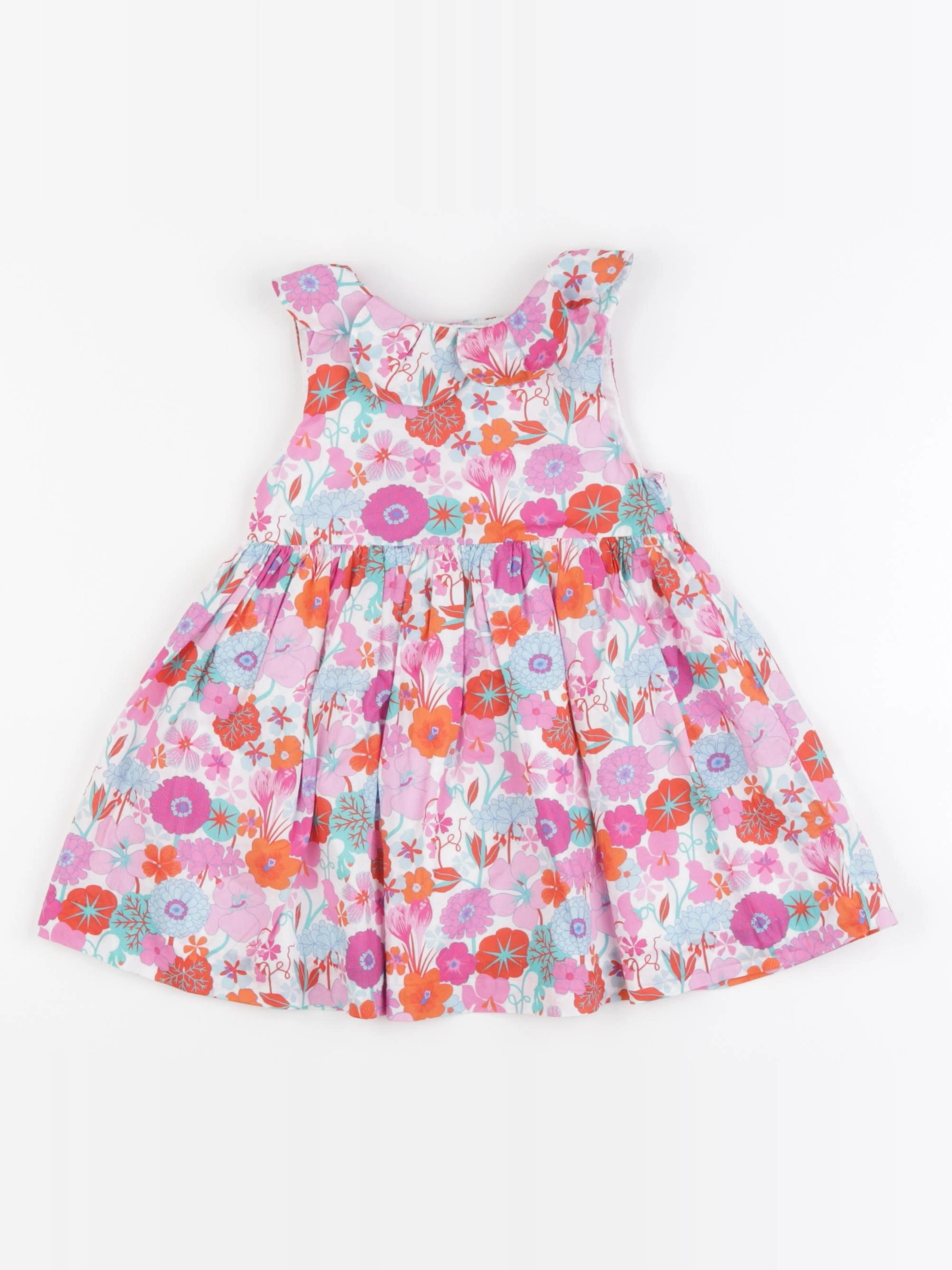 Jacadi - robe liberty multicolore - 18 mois