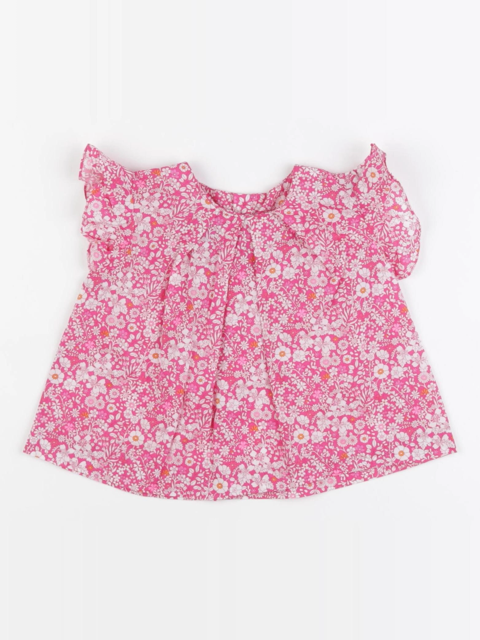Jacadi - blouse liberty rose - 12 mois