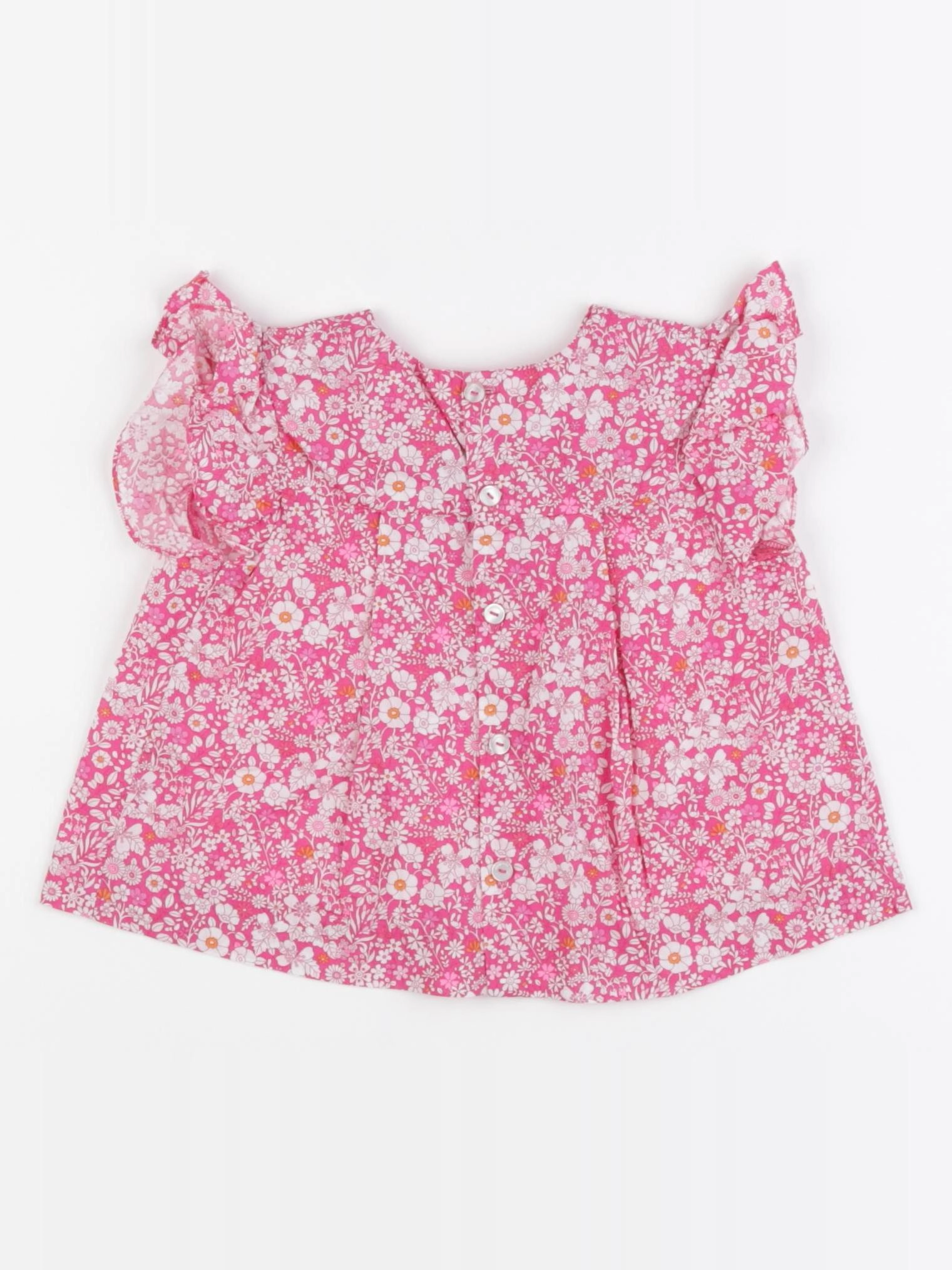 Jacadi - blouse liberty rose - 12 mois