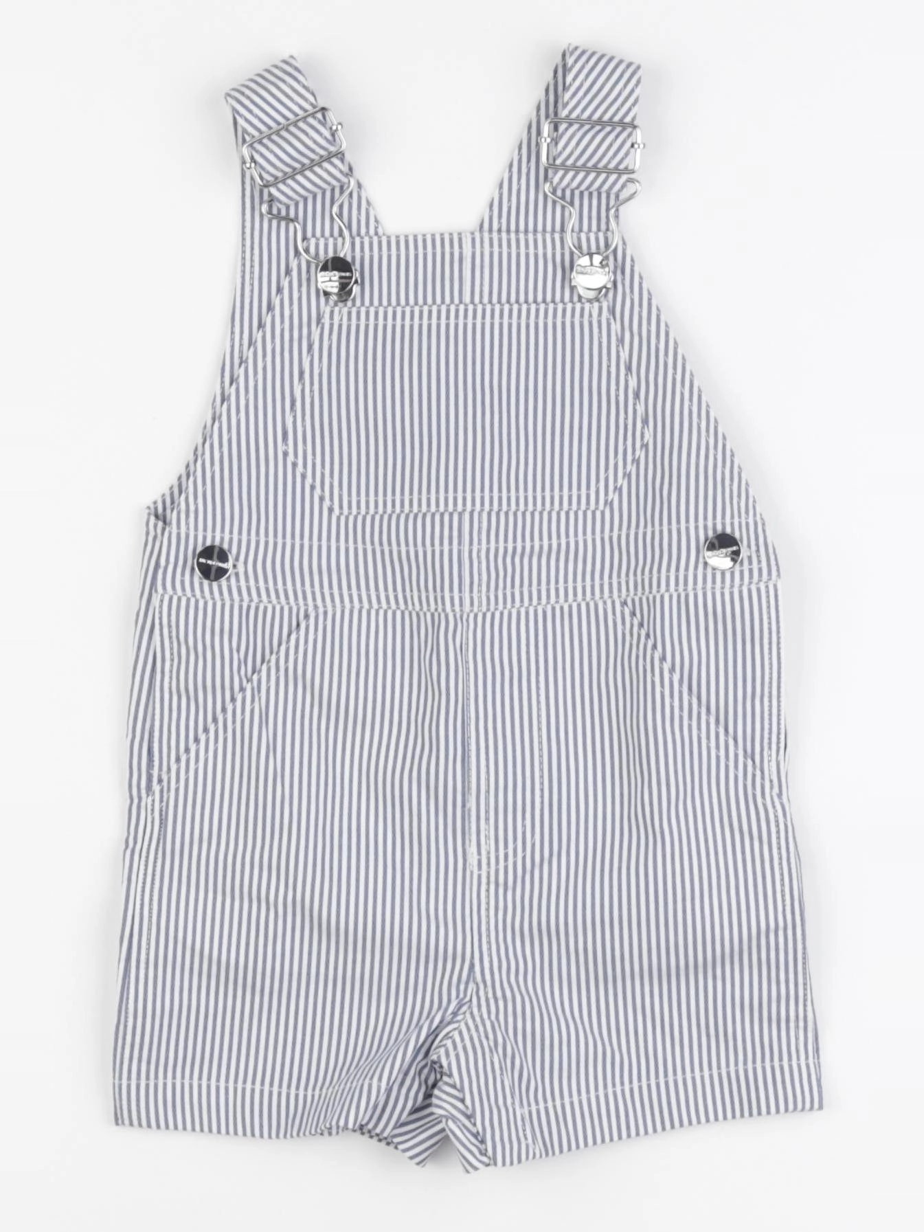 Jacadi - salopette blanc, bleu - 12 mois