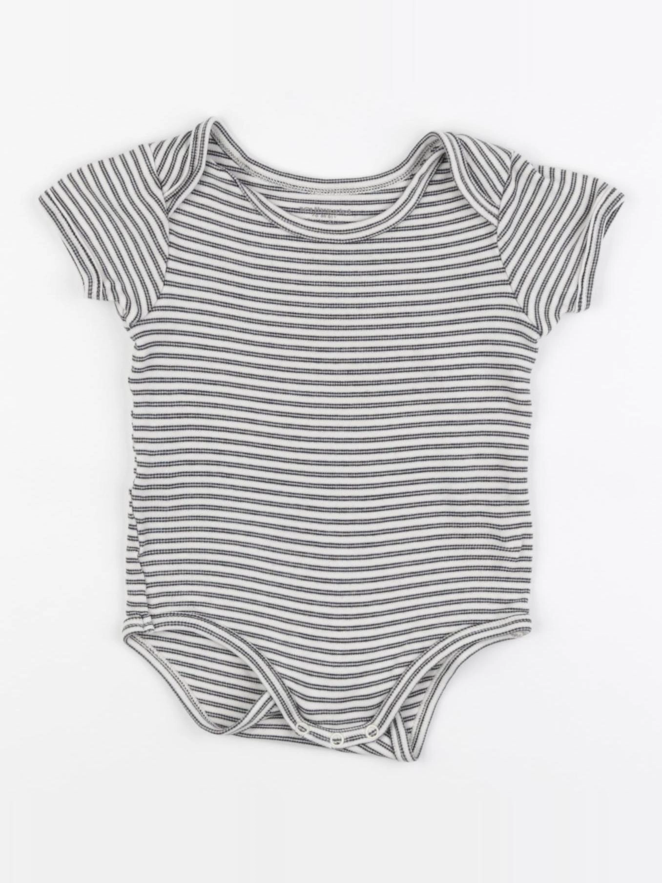 Vertbaudet - body beige, noir - 24 mois