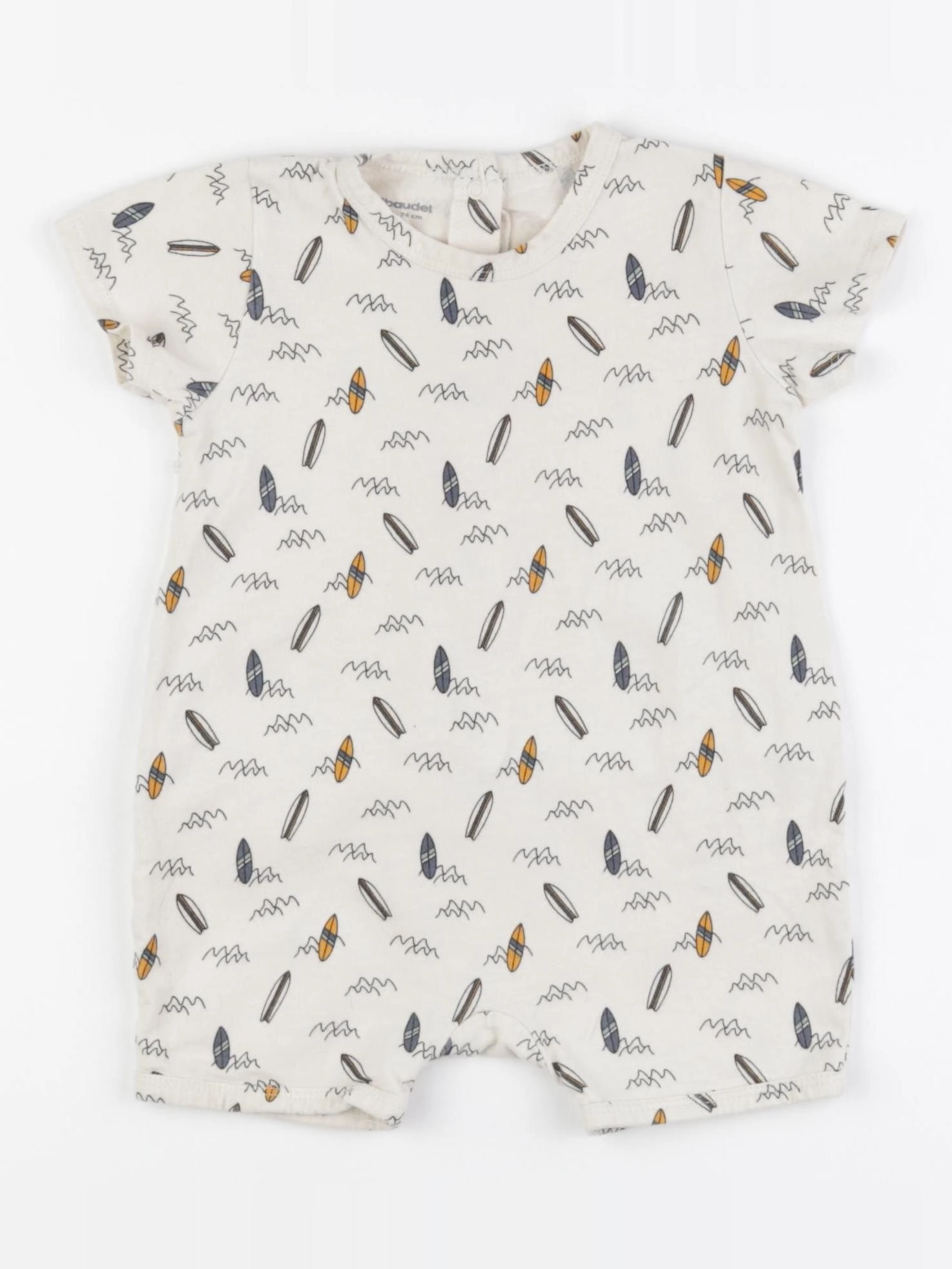 Vertbaudet - pyjama coton beige - 12 mois