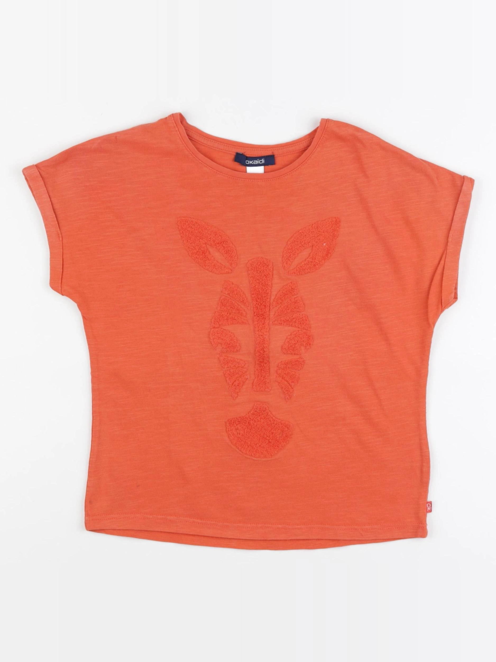 Okaidi - tee-shirt rouge - 8 ans