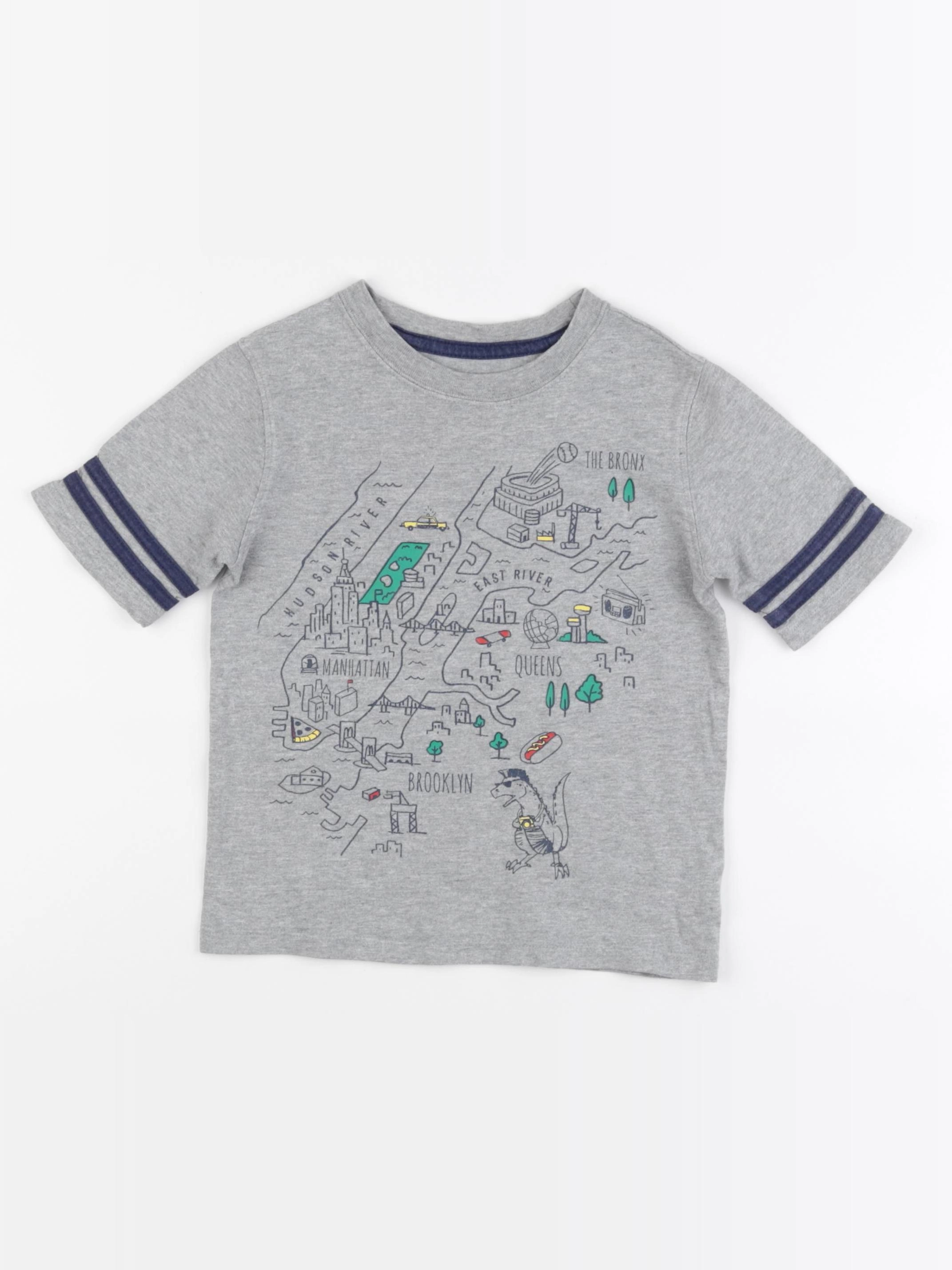 GAP - tee-shirt gris - 4 ans
