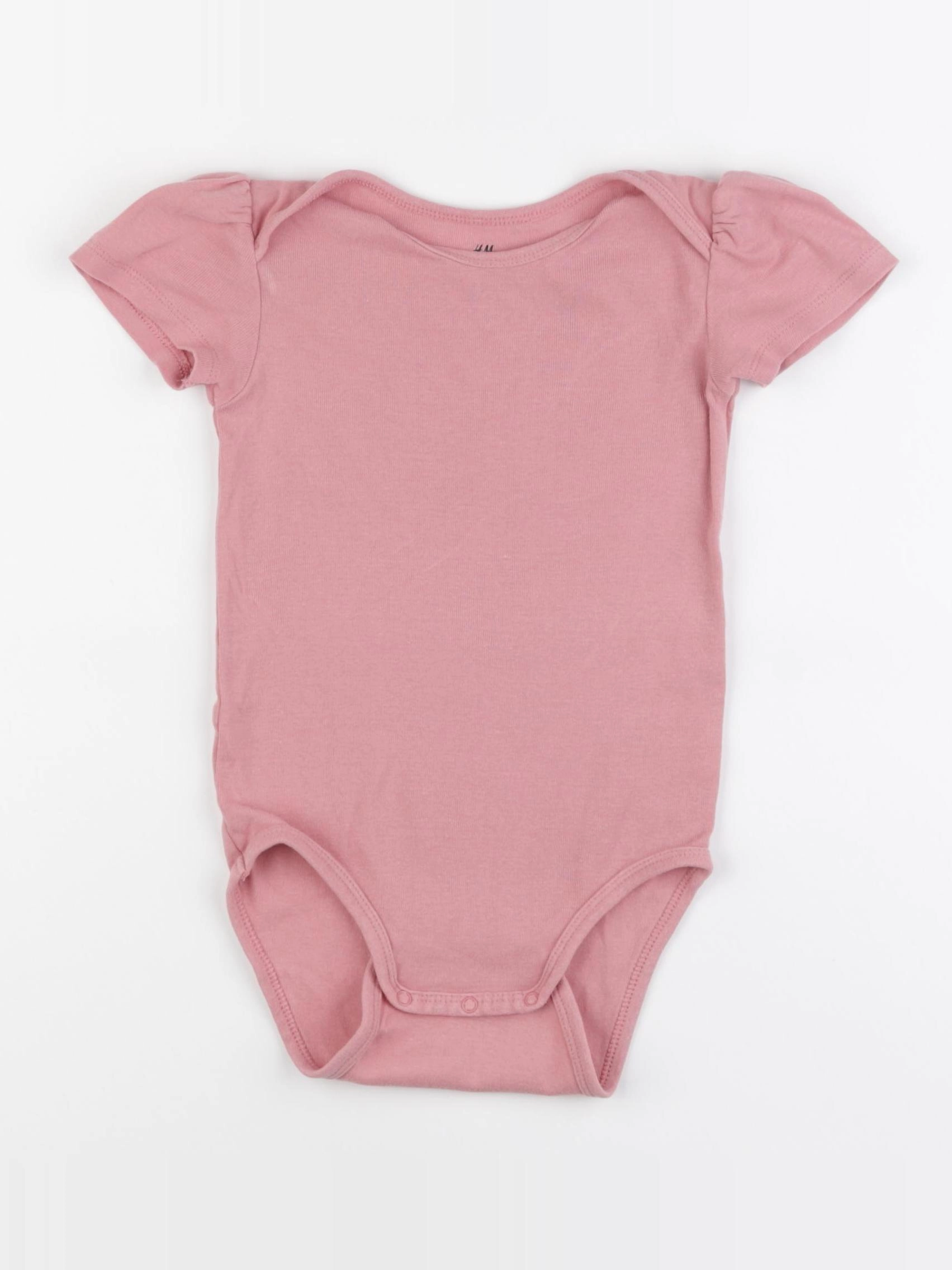H&M - body rose - 18/24 mois