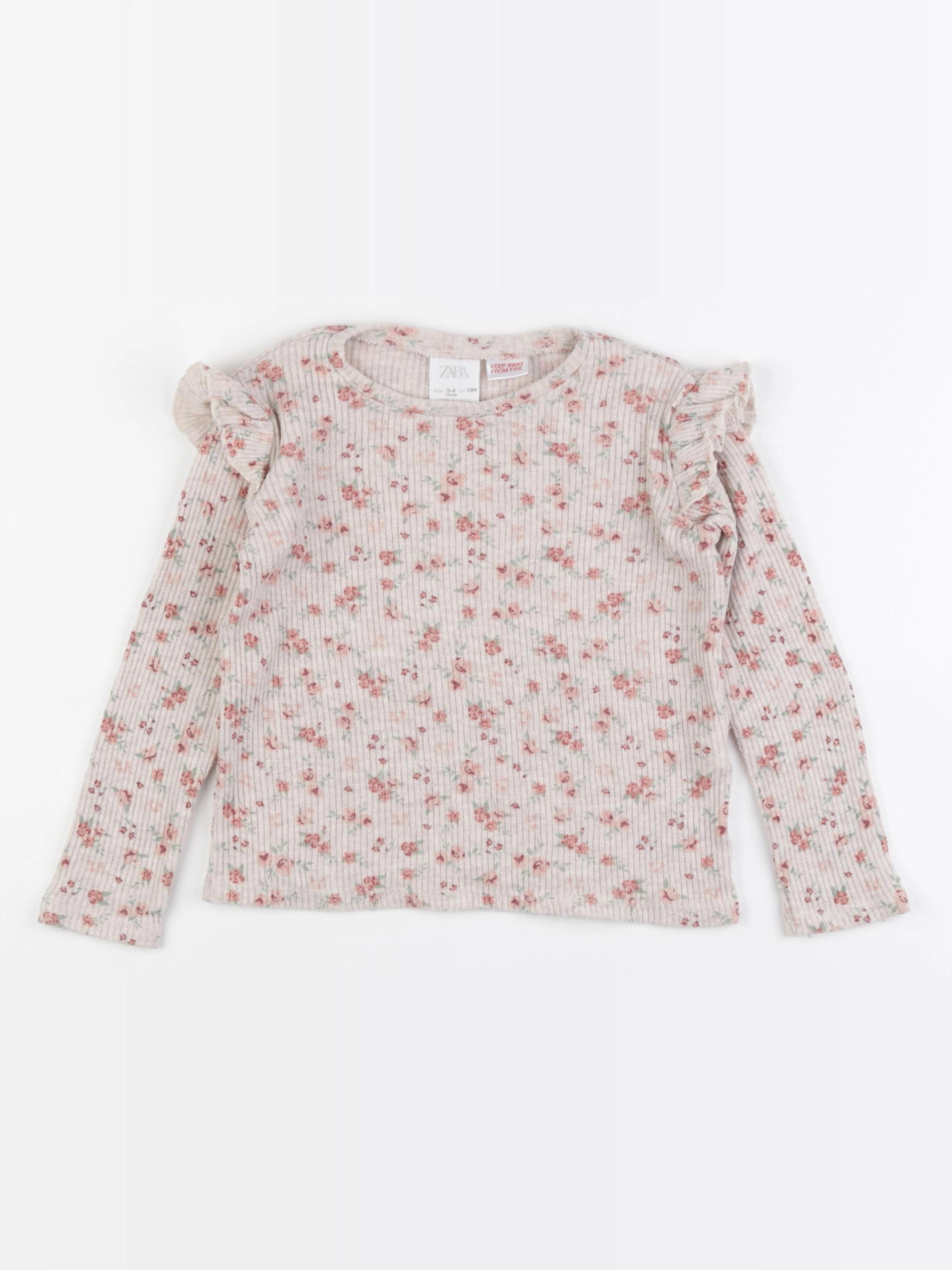 Zara - tee-shirt multicolore - 3/4 ans