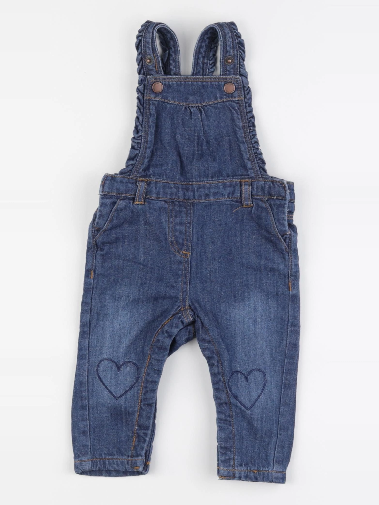 Vertbaudet - salopette bleu - 6 mois