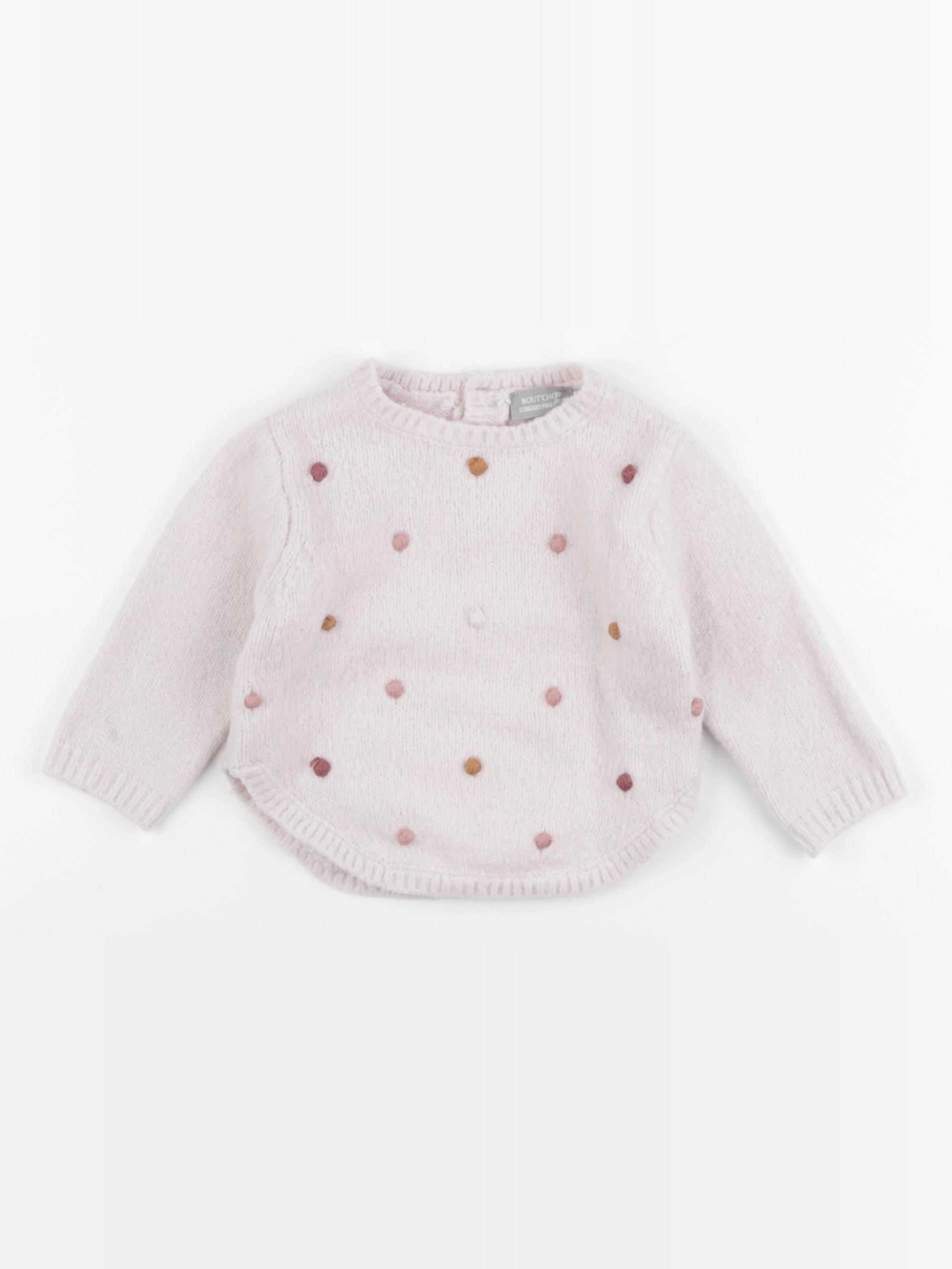 Boutchou - pull rose - 6 mois