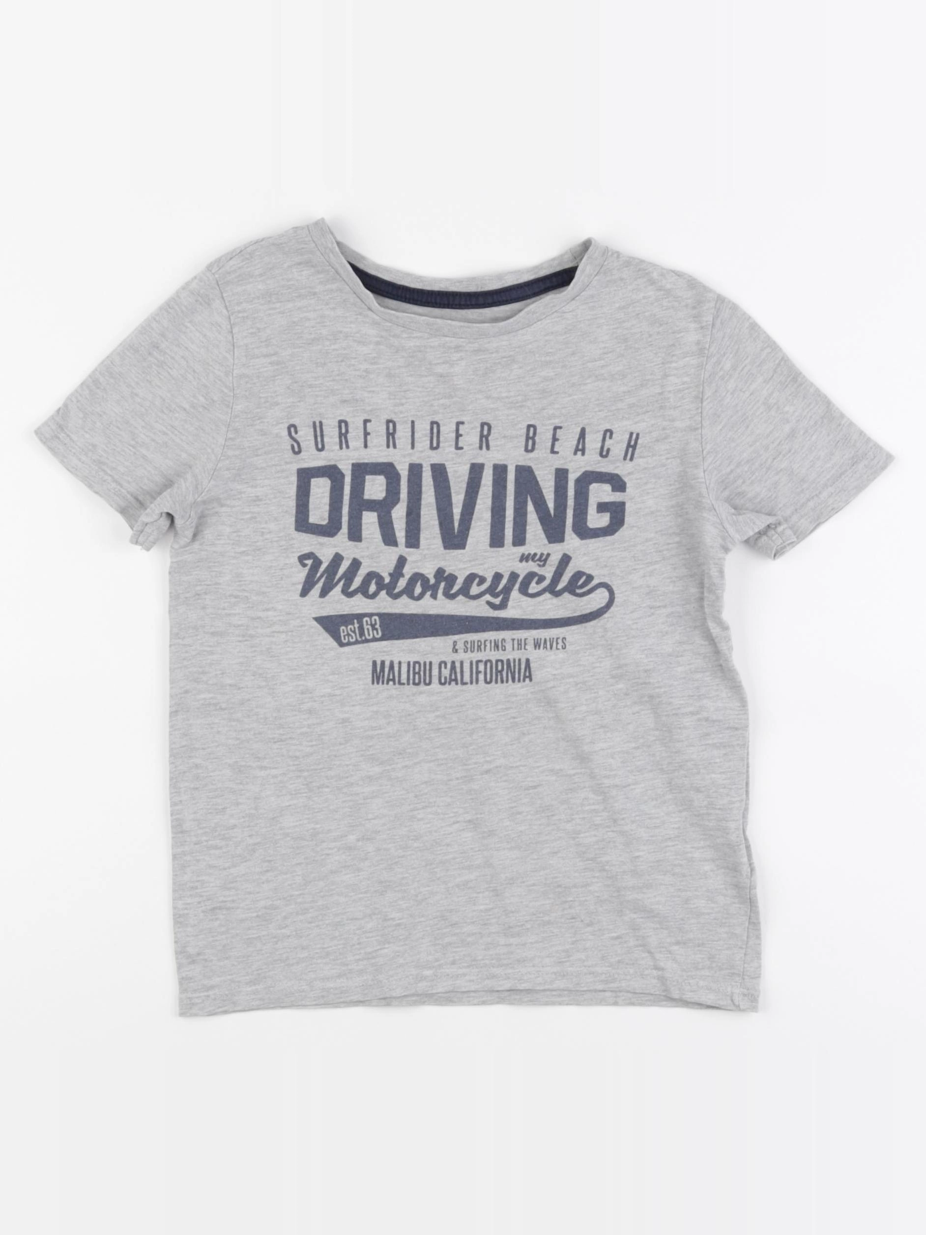 Vertbaudet - tee-shirt gris - 6 ans