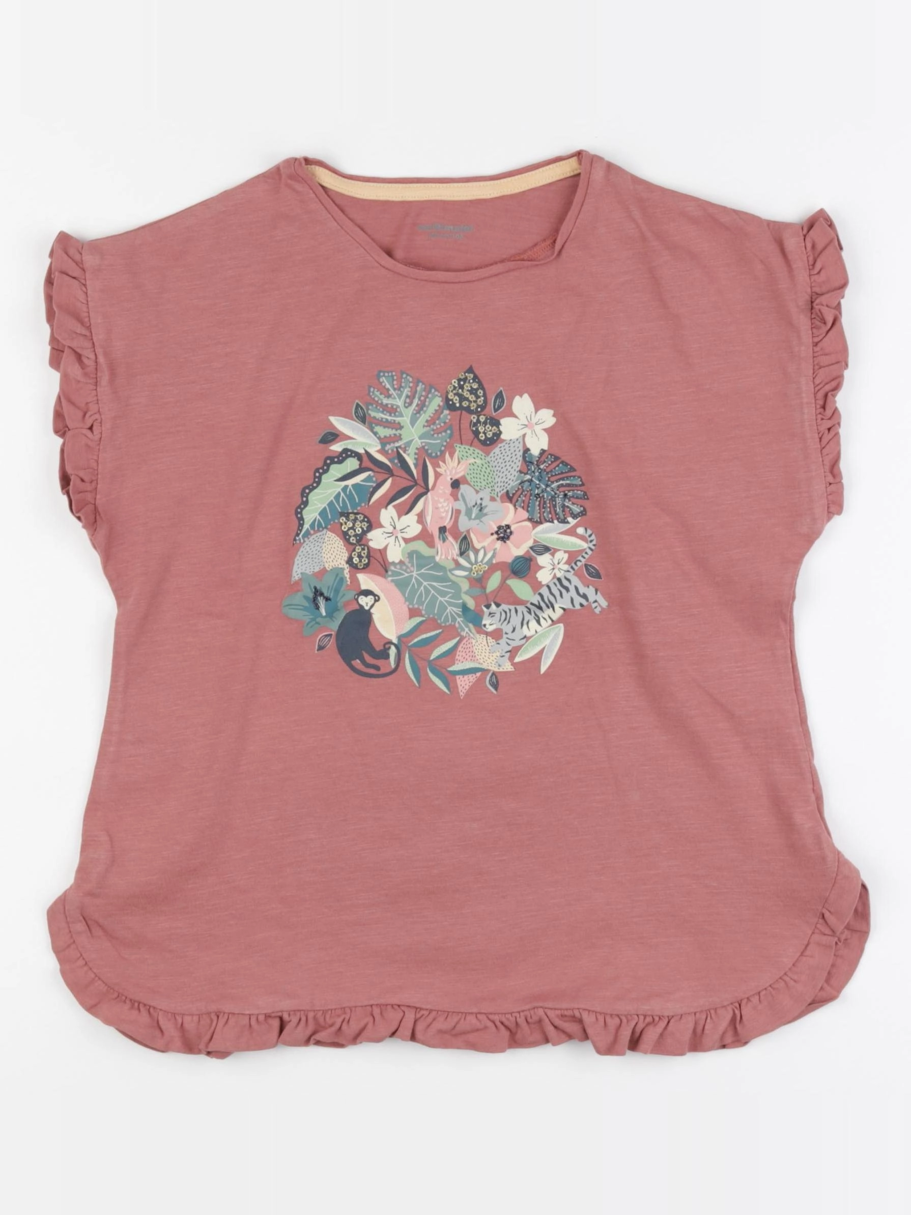 Vertbaudet - tee-shirt rose - 10 ans