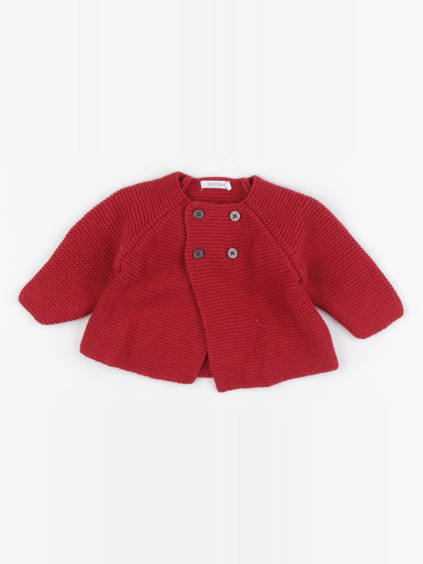 Boutchou - gilet rouge - 3 mois