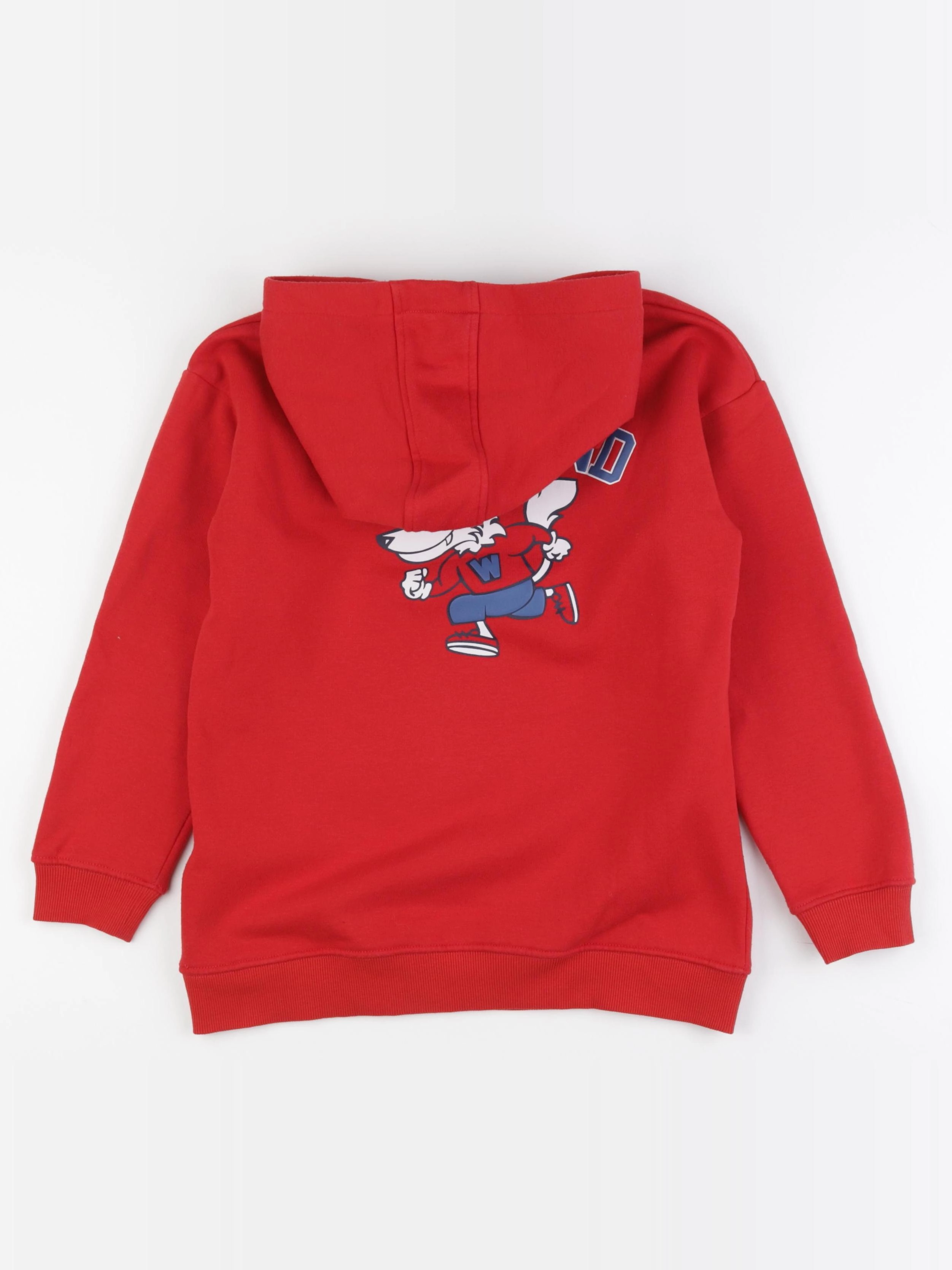 Vertbaudet - sweat rouge - 10 ans