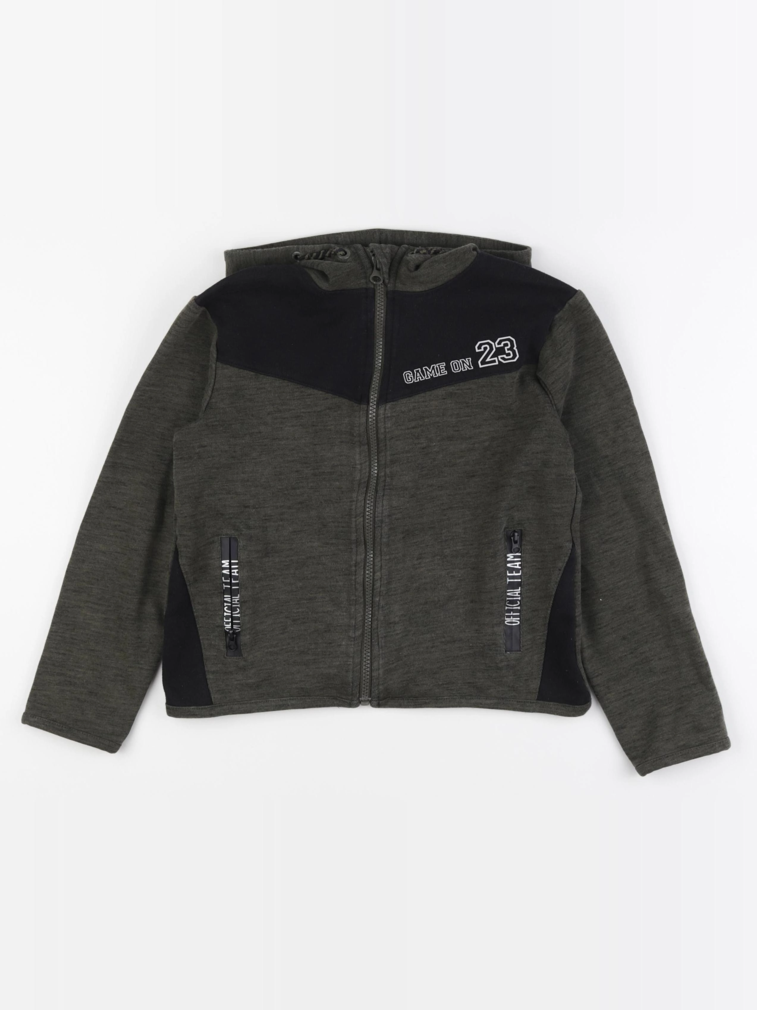 Vertbaudet - sweat vert - 10 ans