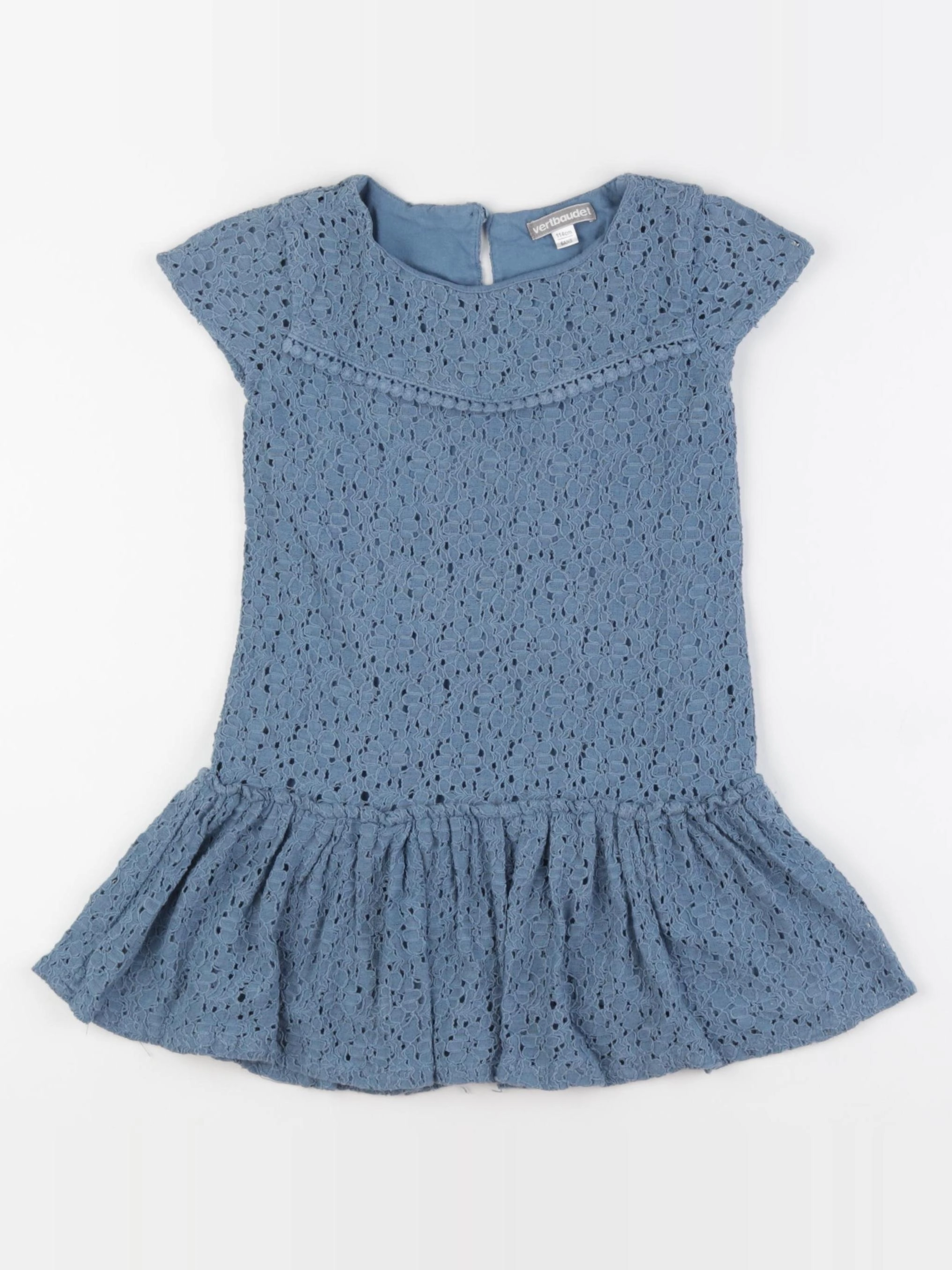 Vertbaudet - robe bleu - 6 ans