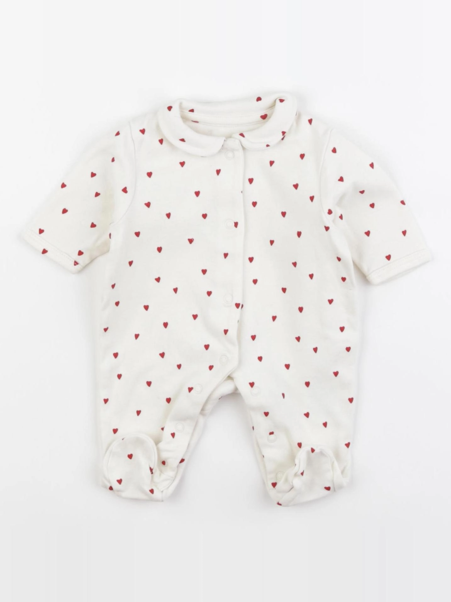Vertbaudet - pyjama coton multicolore - 0 mois