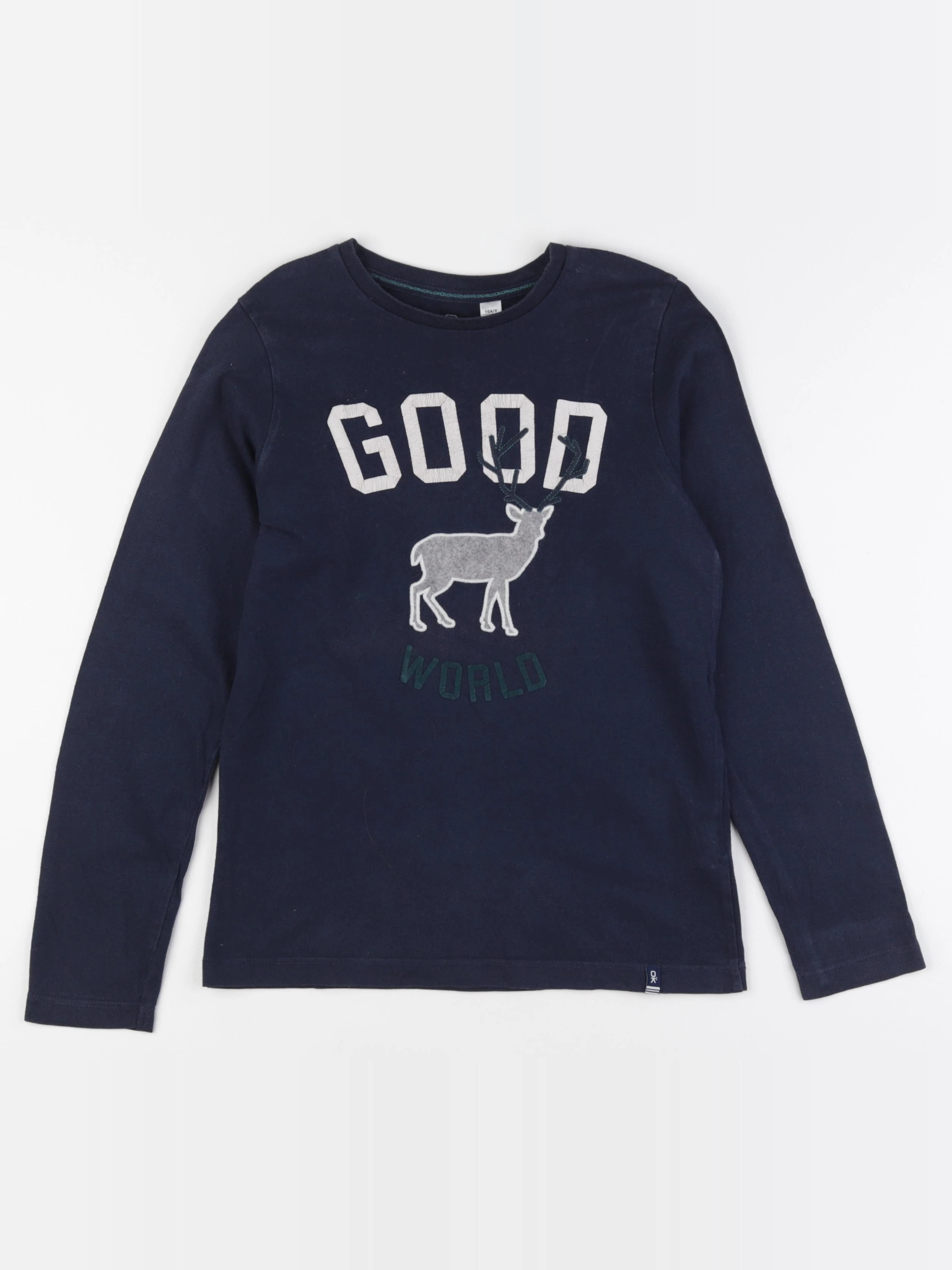 Okaidi - tee-shirt bleu - 10 ans