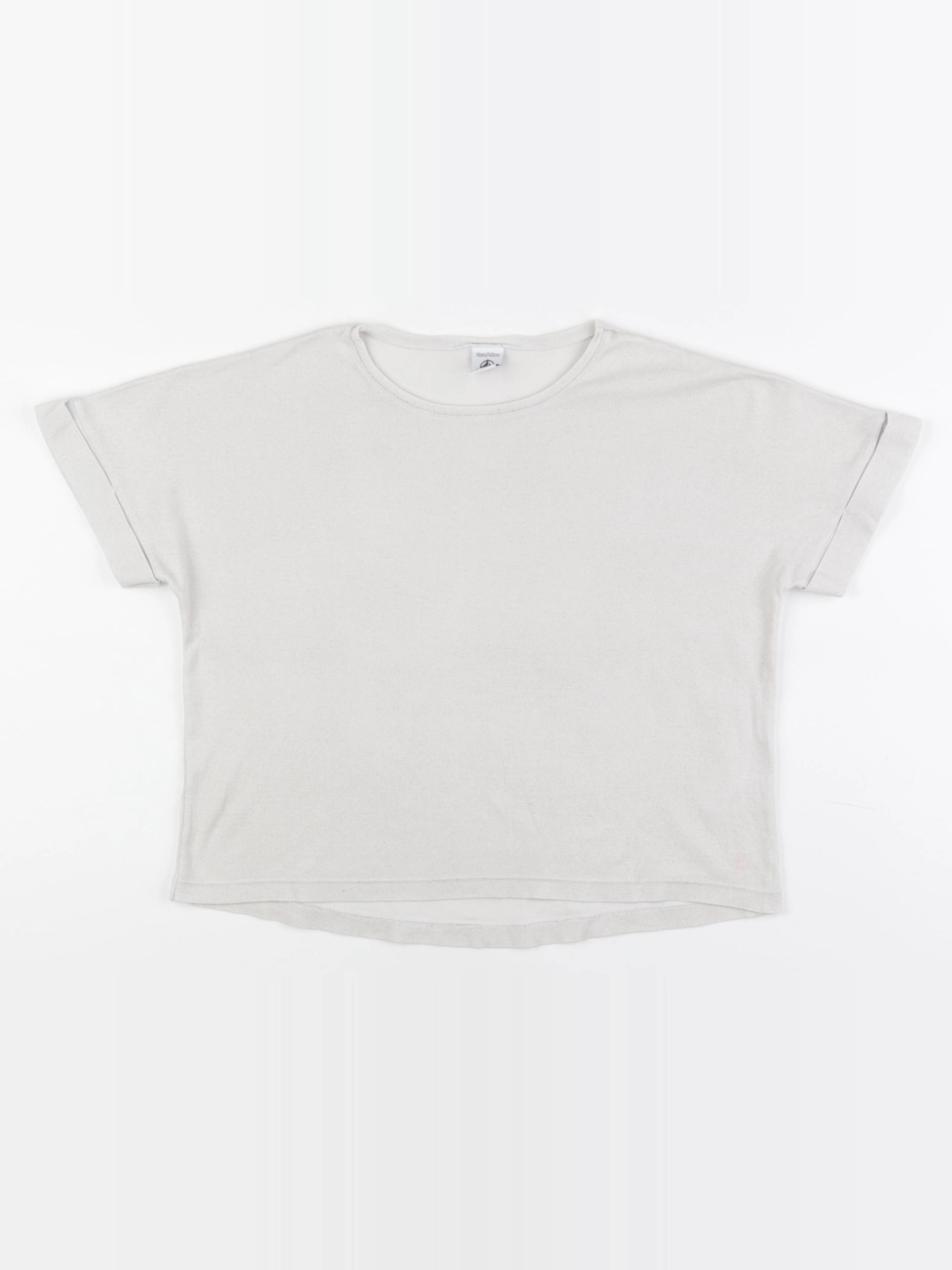 Petit Bateau - tee-shirt beige - 10 ans