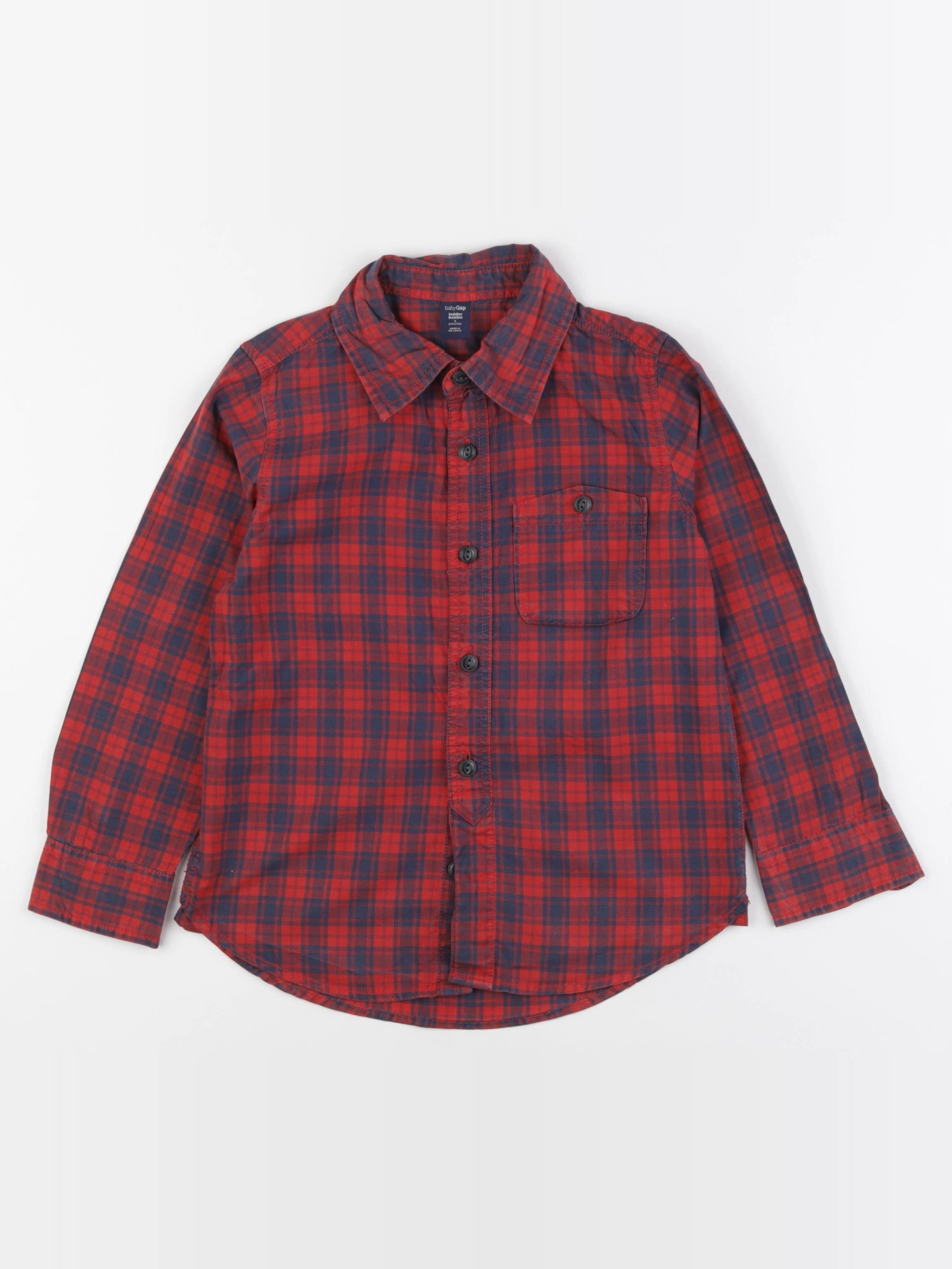 GAP - chemise rouge - 5 ans
