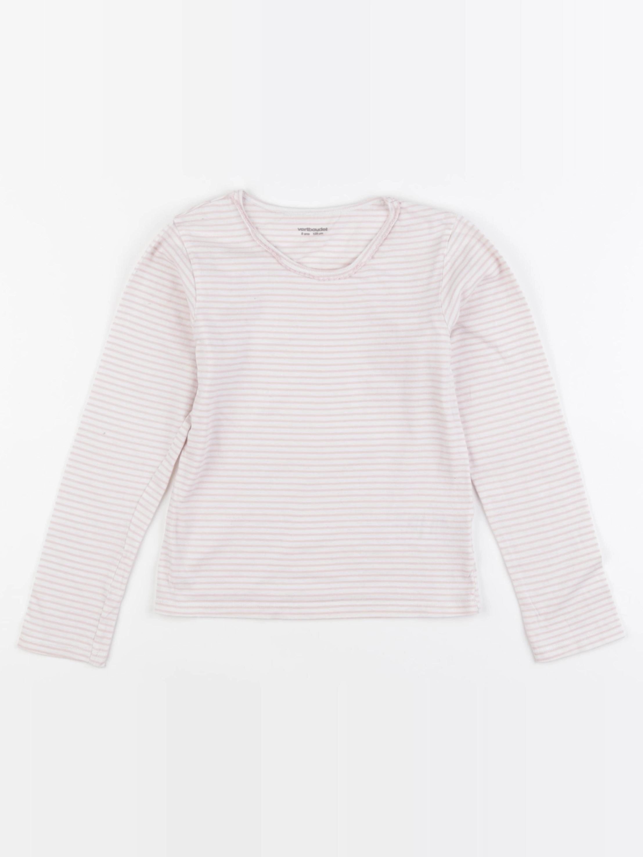 Vertbaudet - maillot de corps rose - 8 ans