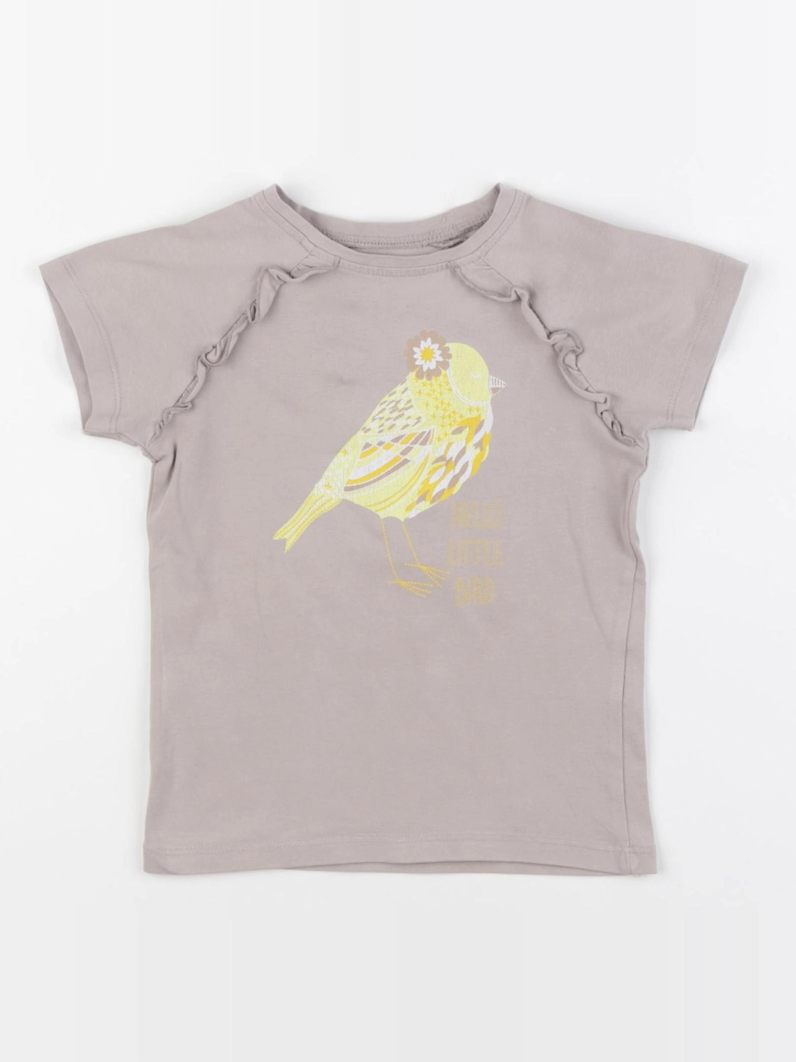 Vertbaudet - tee-shirt gris - 5 ans