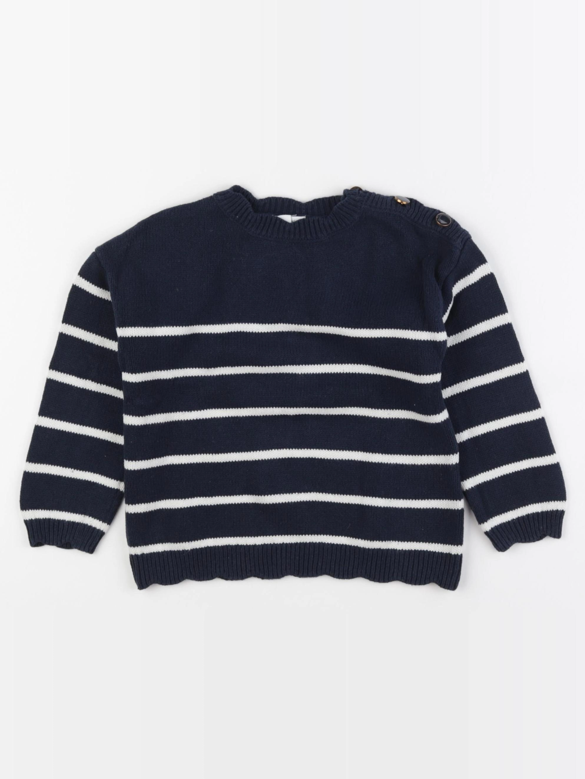 Vertbaudet - pull bleu - 4 ans
