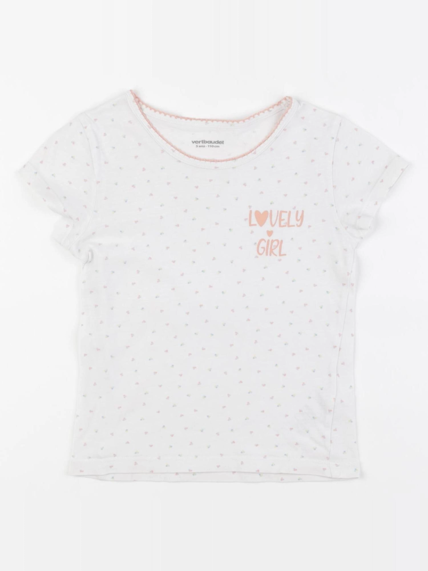 Vertbaudet - maillot de corps multicolore - 5 ans
