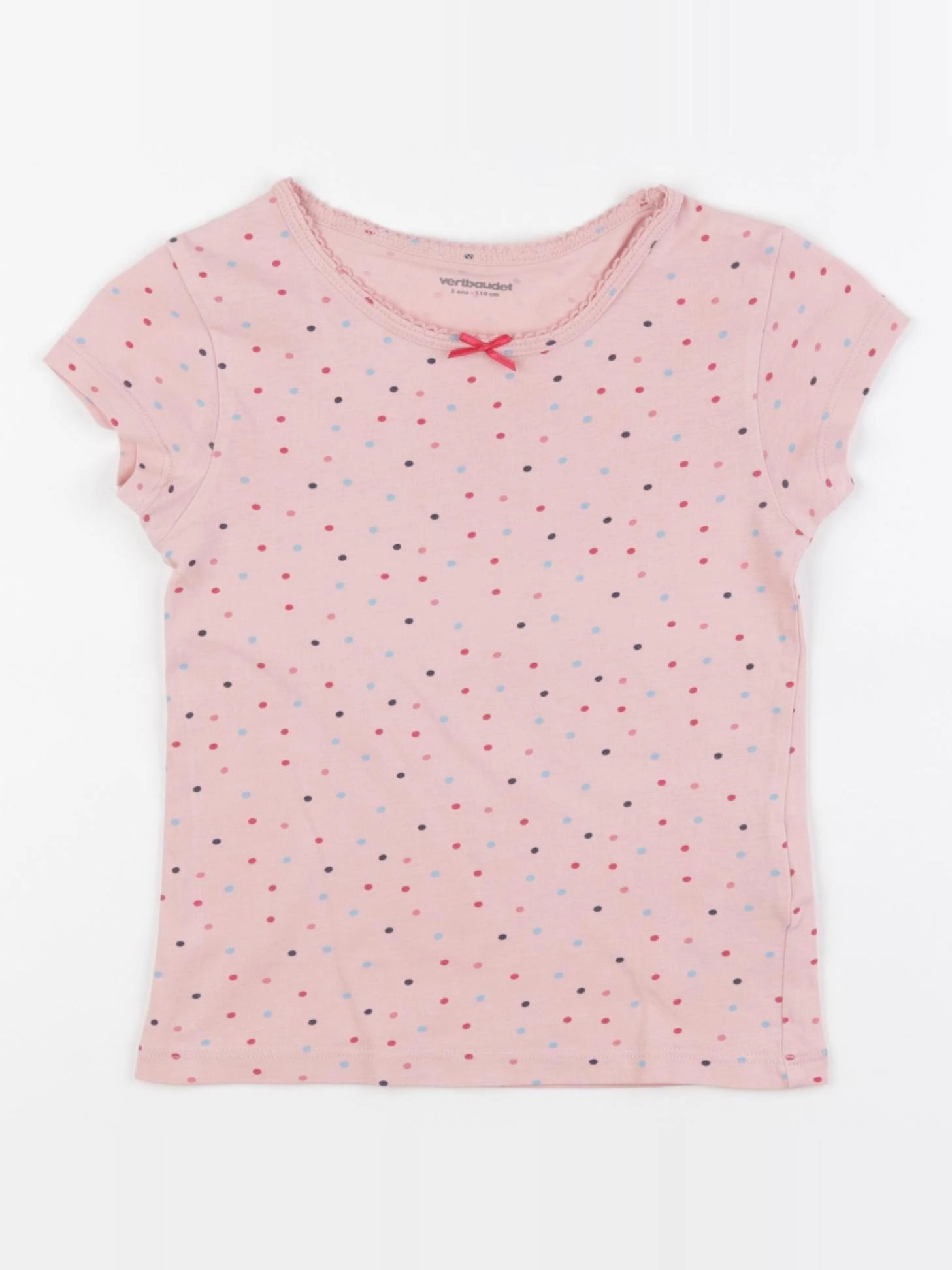 Vertbaudet - maillot de corps rose - 5 ans