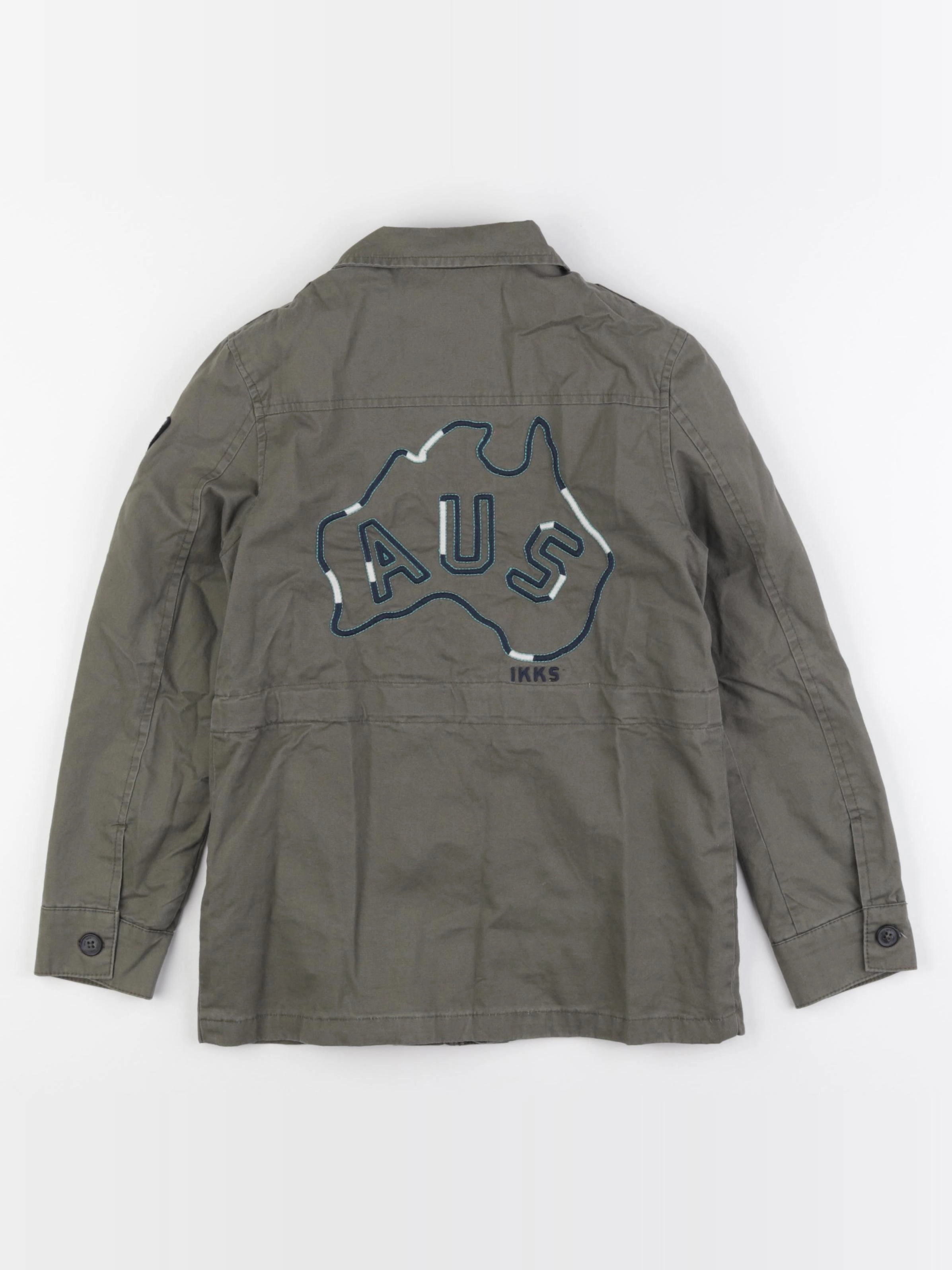 IKKS - veste imprimé au dos vert - 8 ans