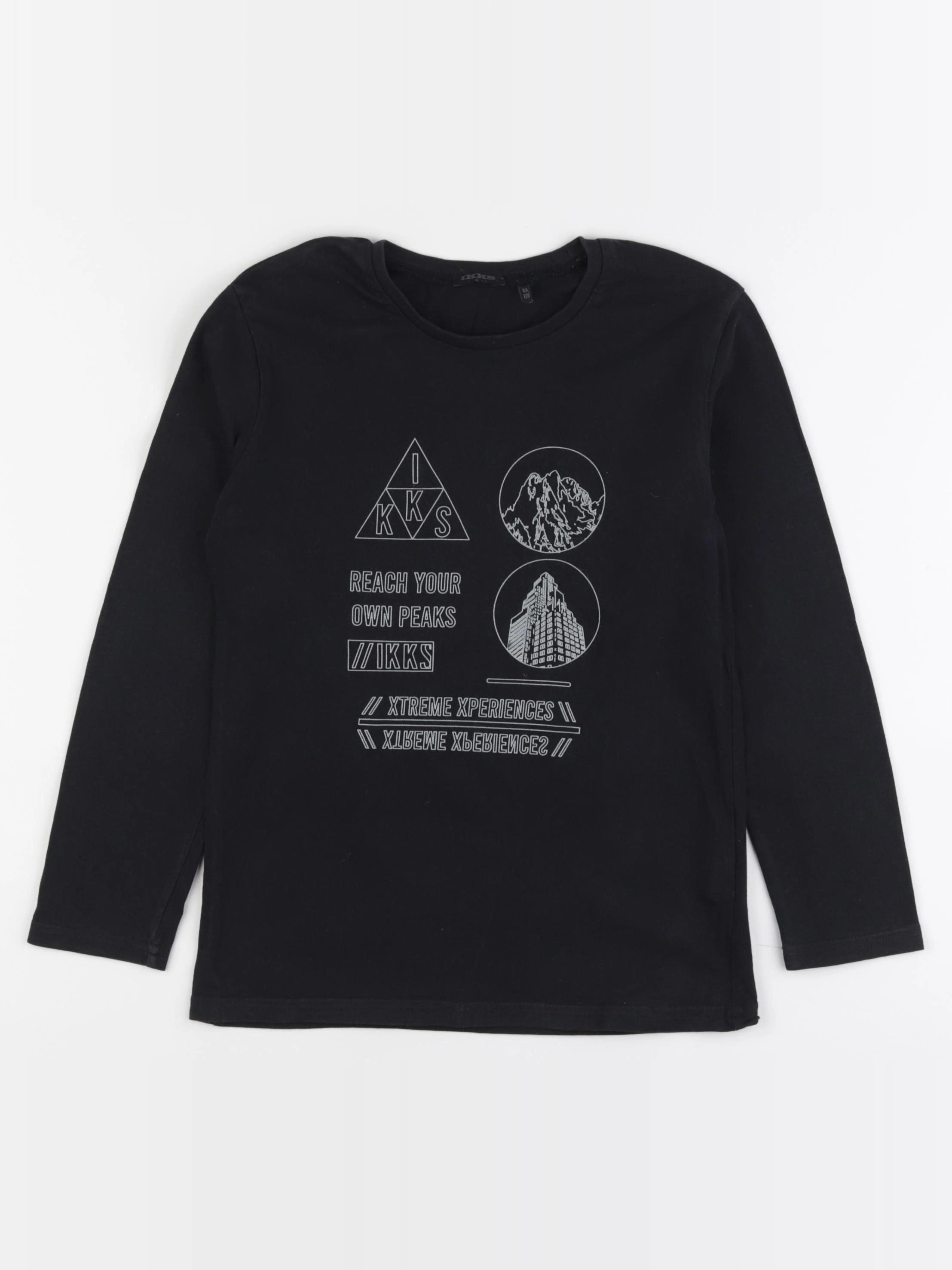 IKKS - tee-shirt noir - 8 ans