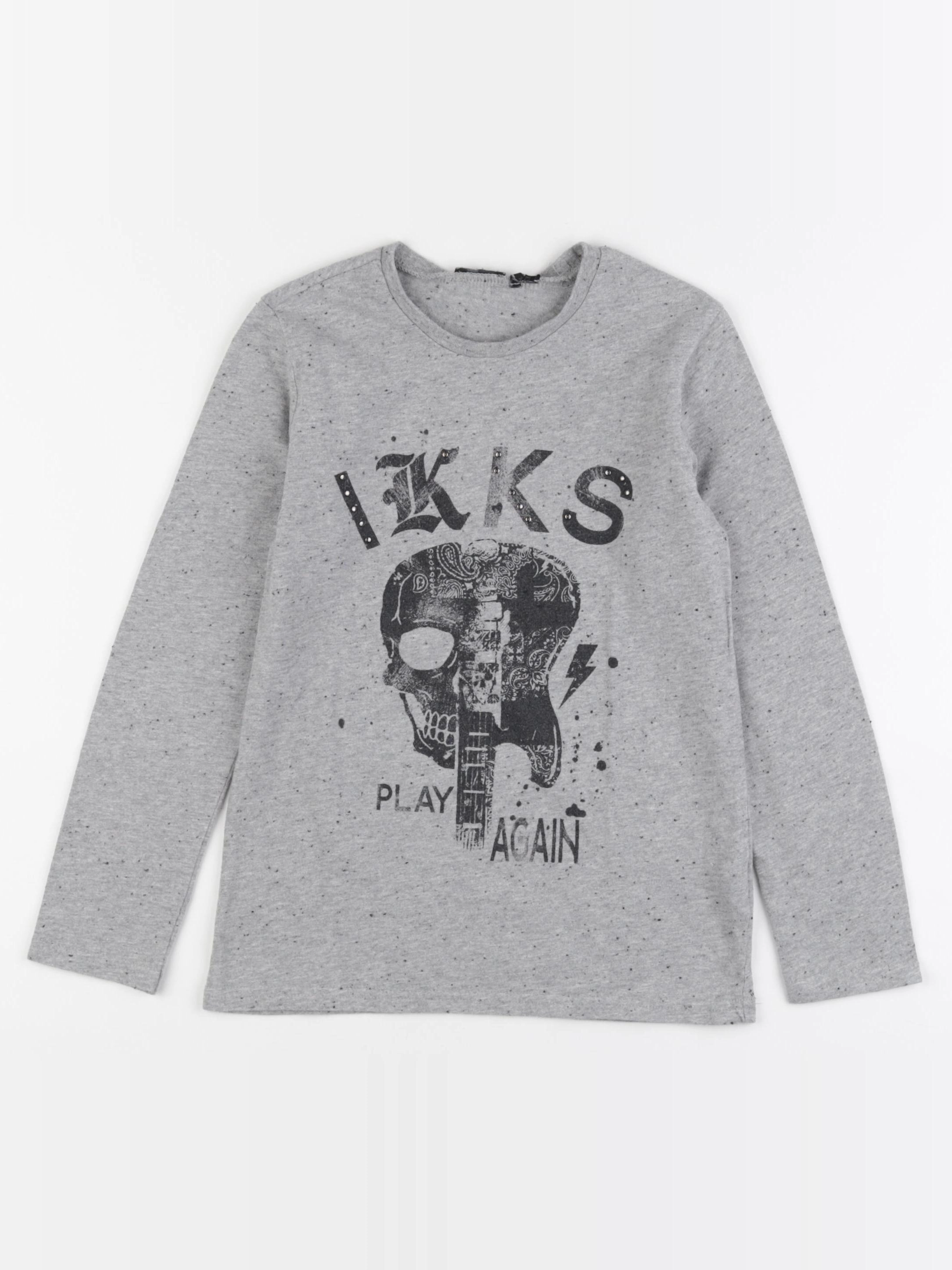 IKKS - tee-shirt gris - 8 ans