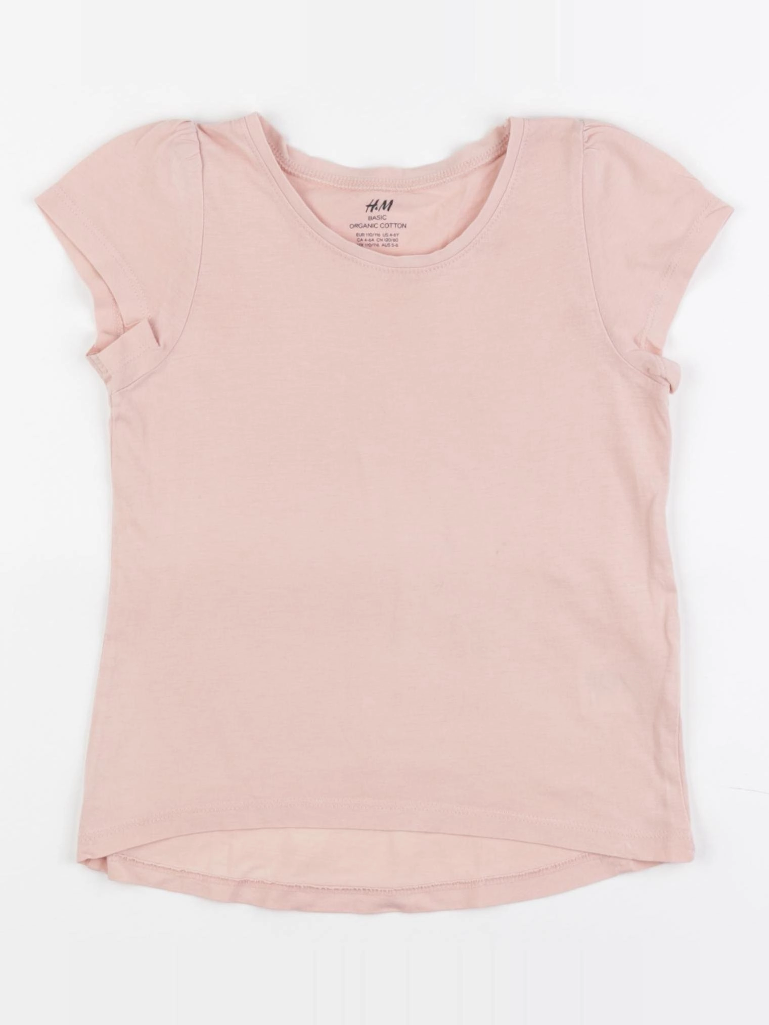 H&M - débardeur rose - 4/6 ans