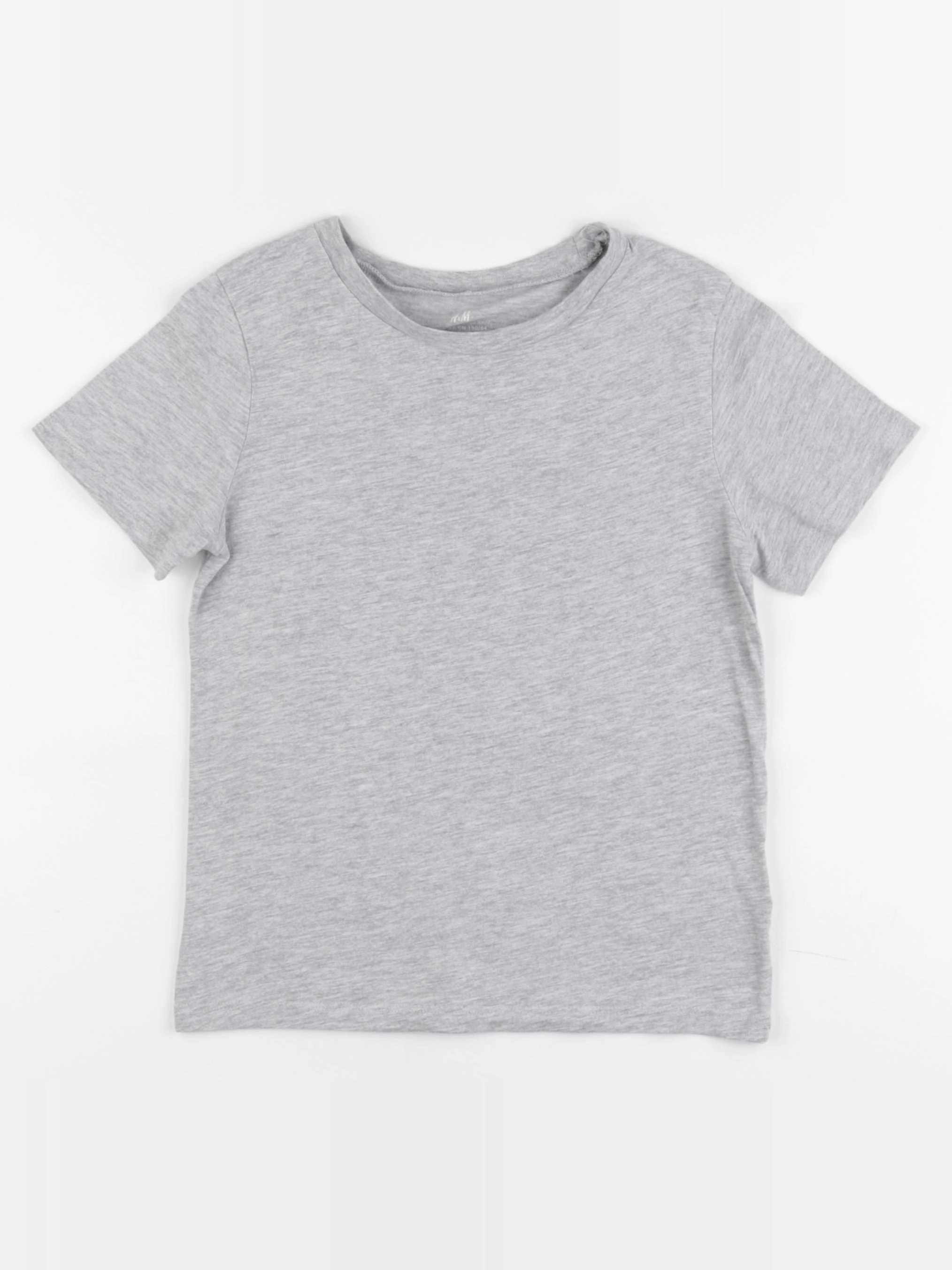 H&M - tee-shirt gris - 7 ans