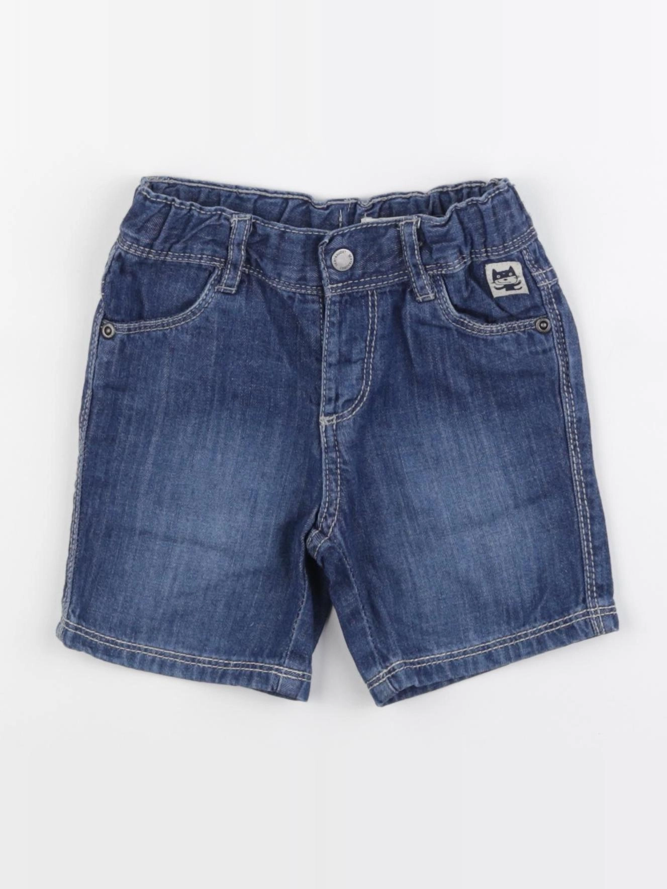 Vertbaudet - short bleu - 24 mois