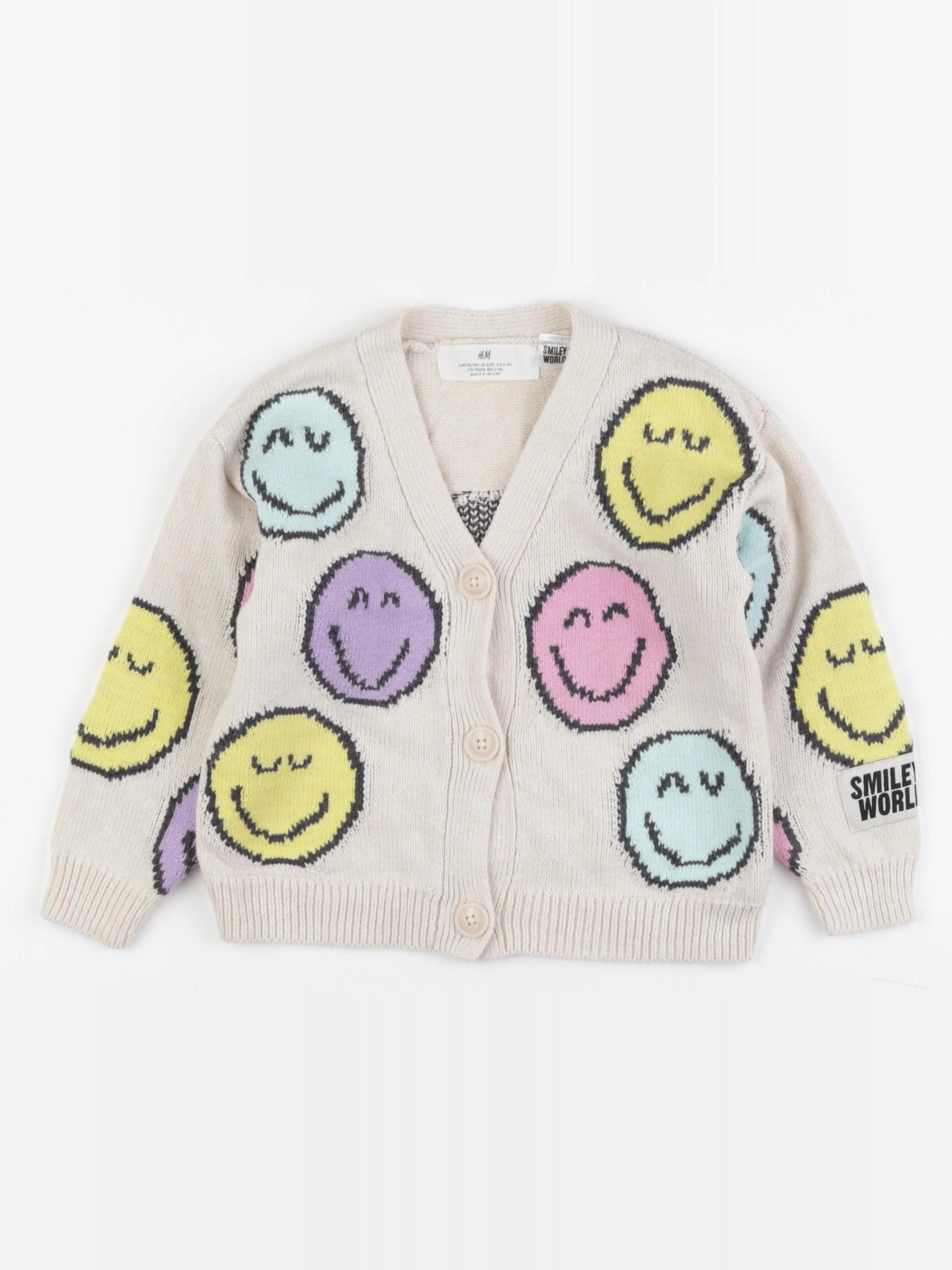 H&M - gilet beige - 2/4 ans