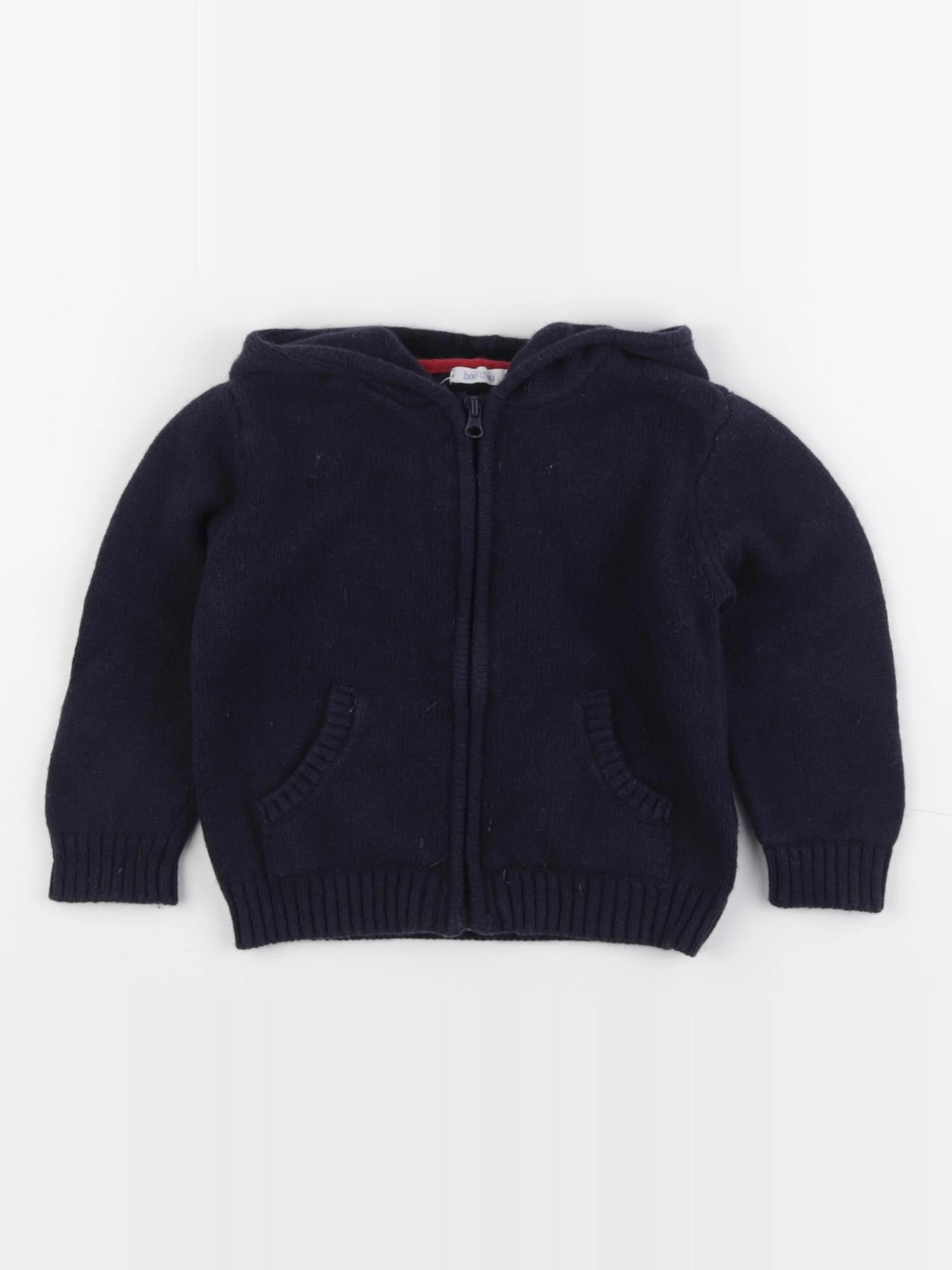 Boutchou - gilet bleu - 18 mois