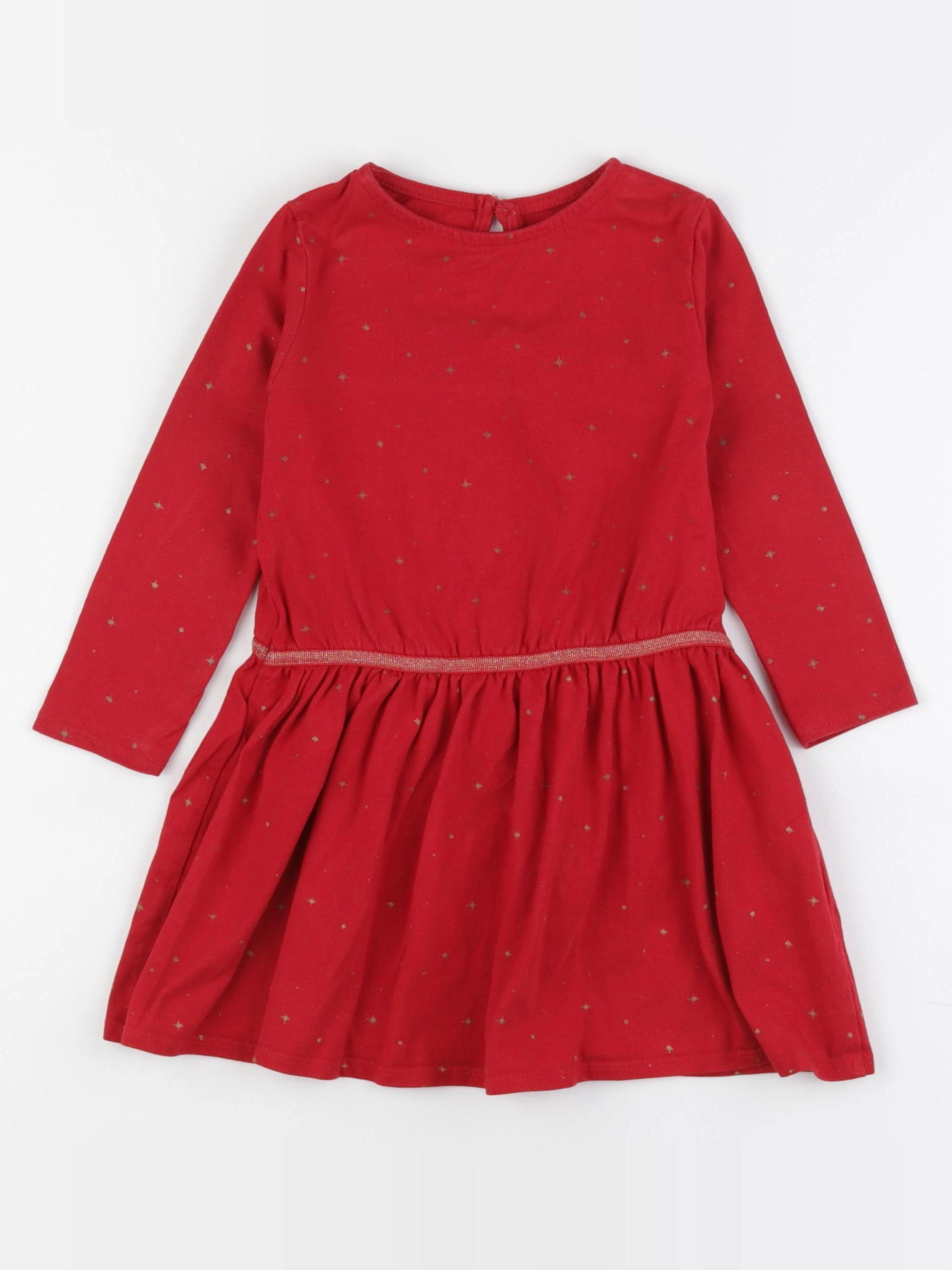 Vertbaudet - robe rouge - 3 ans