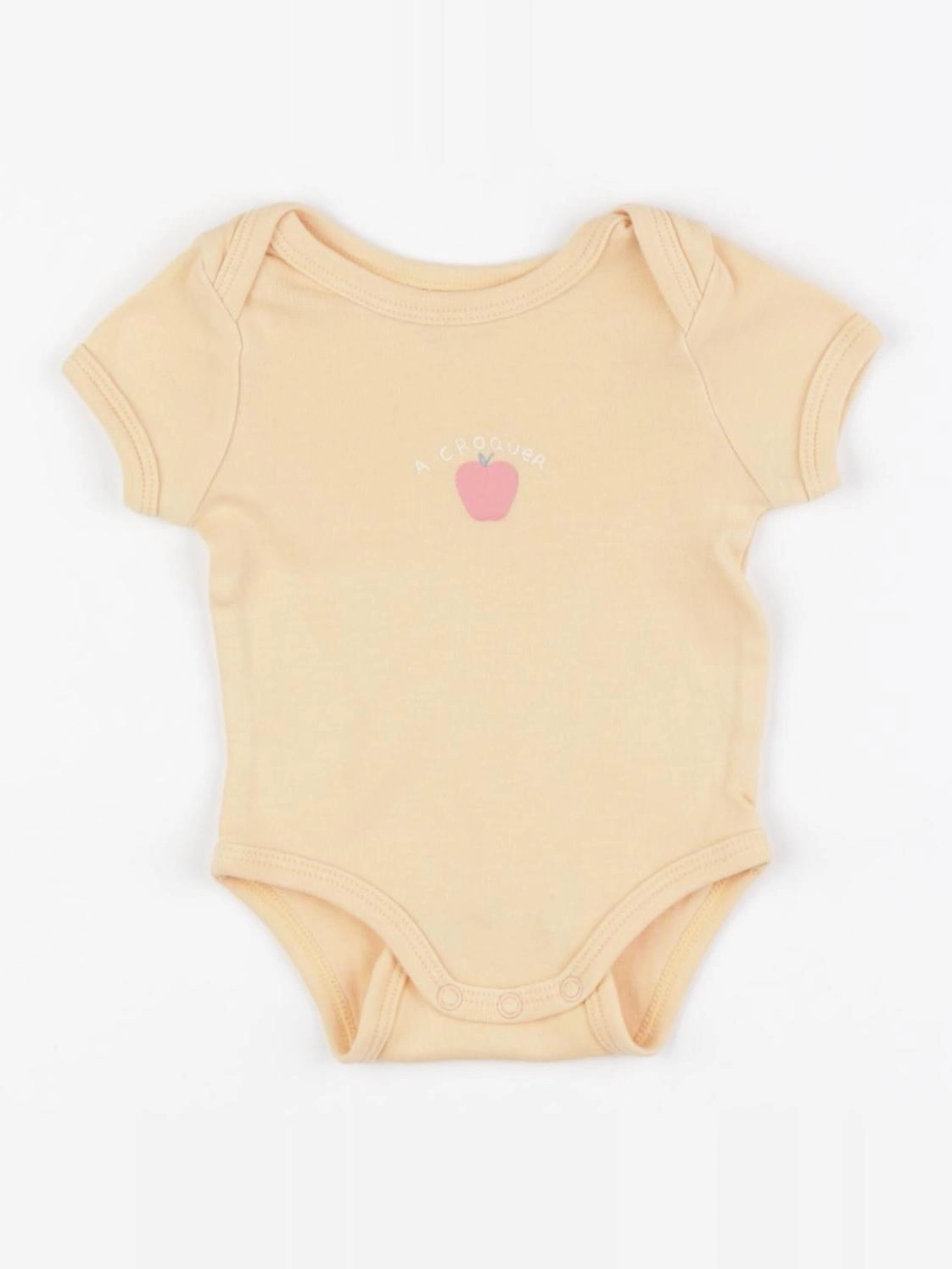 Vertbaudet - body orange - 1 mois