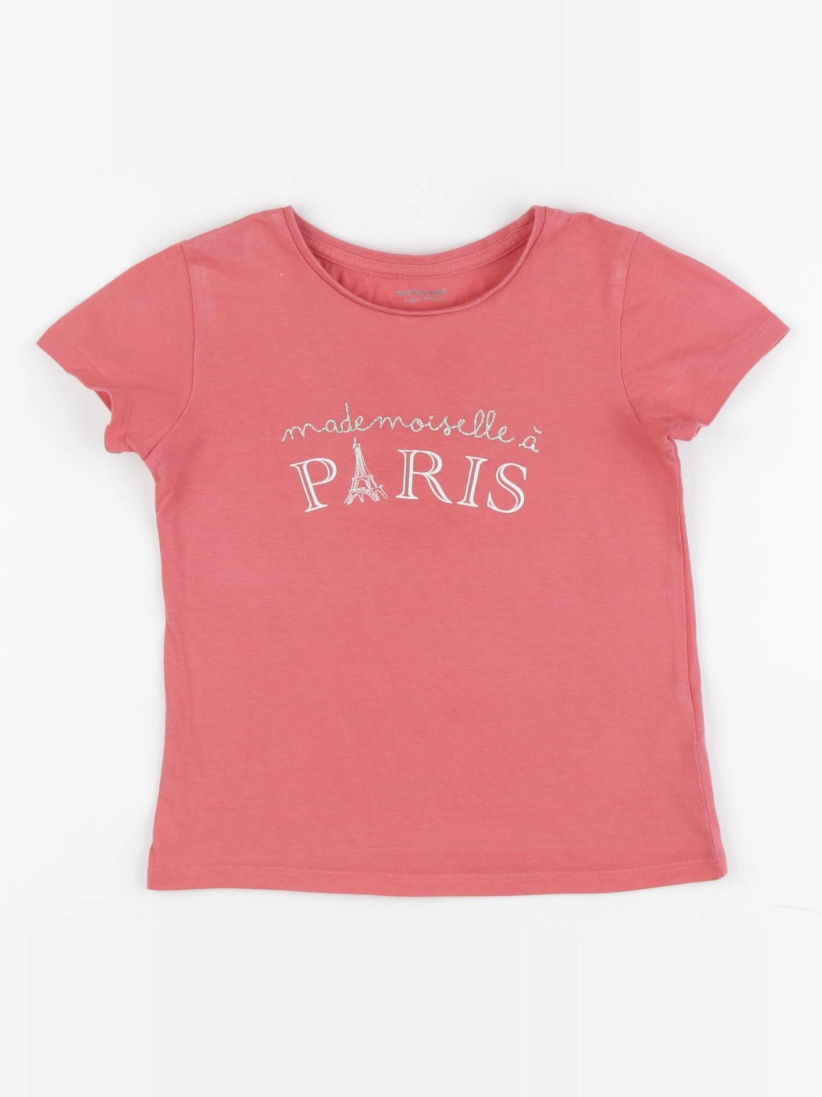 Vertbaudet - tee-shirt rose - 4 ans