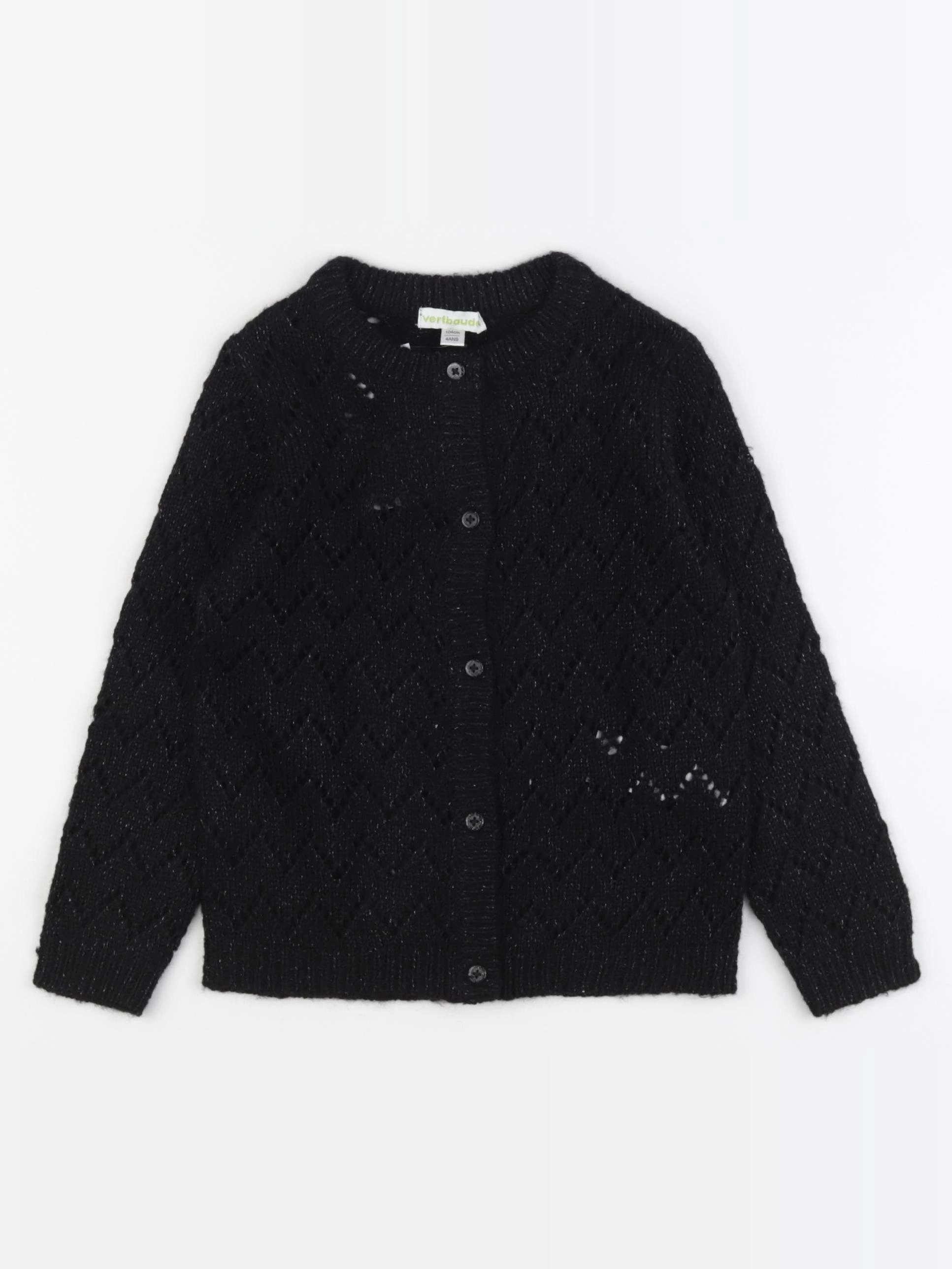 Vertbaudet - gilet noir - 4 ans