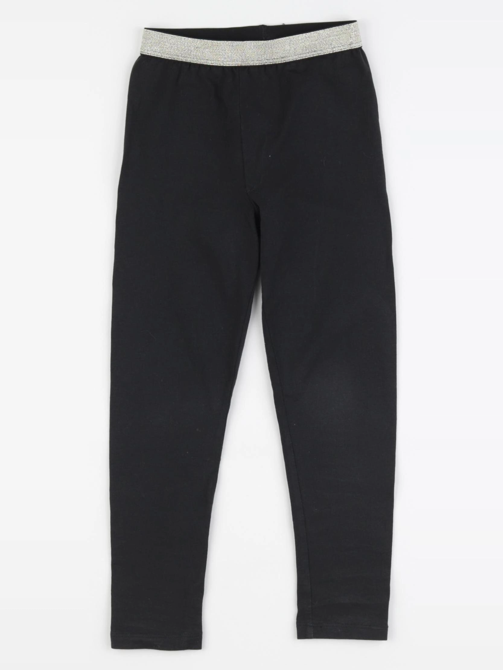 Vertbaudet - legging noir, or - 4 ans