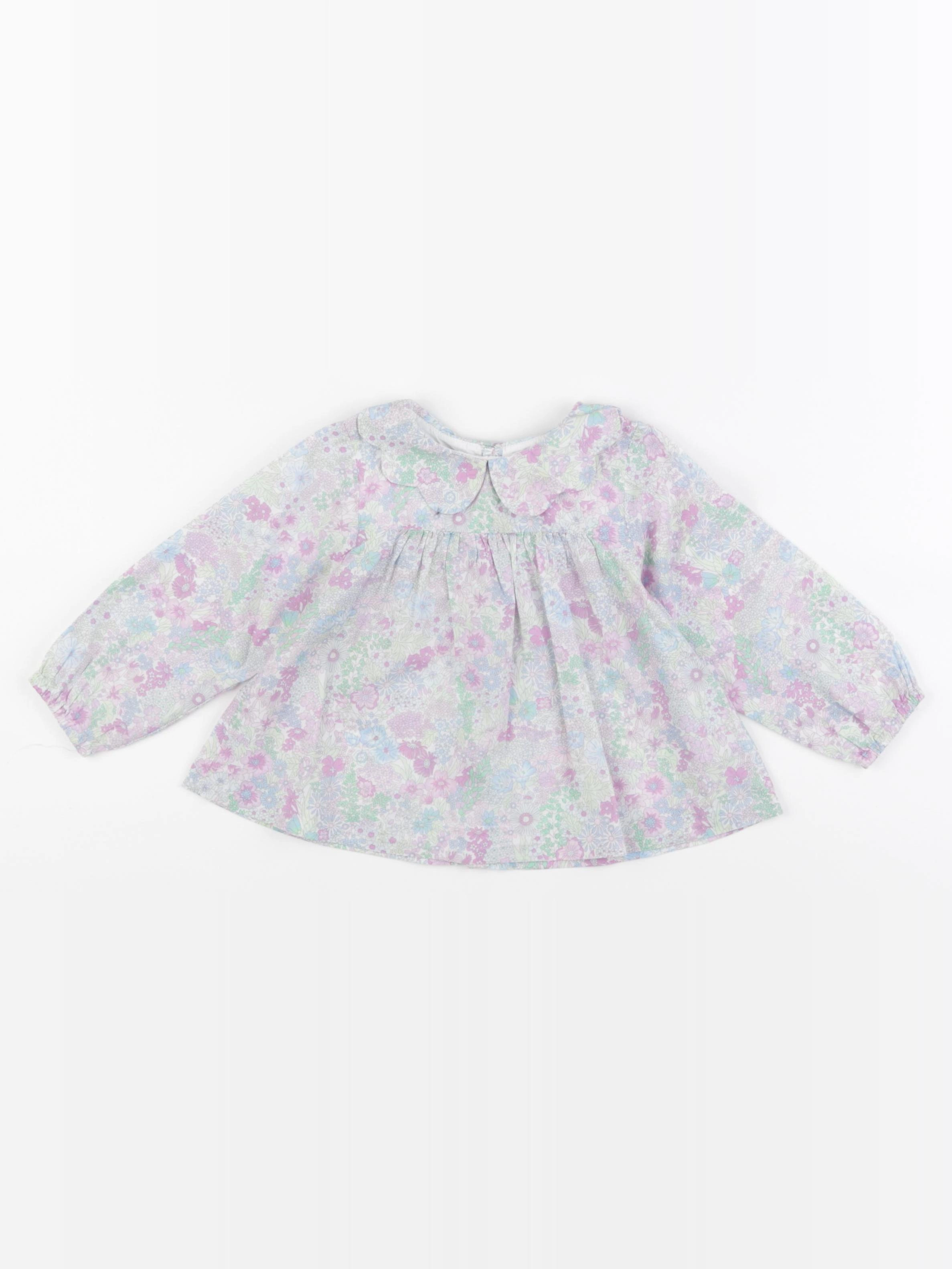 Jacadi - blouse liberty multicolore - 18 mois