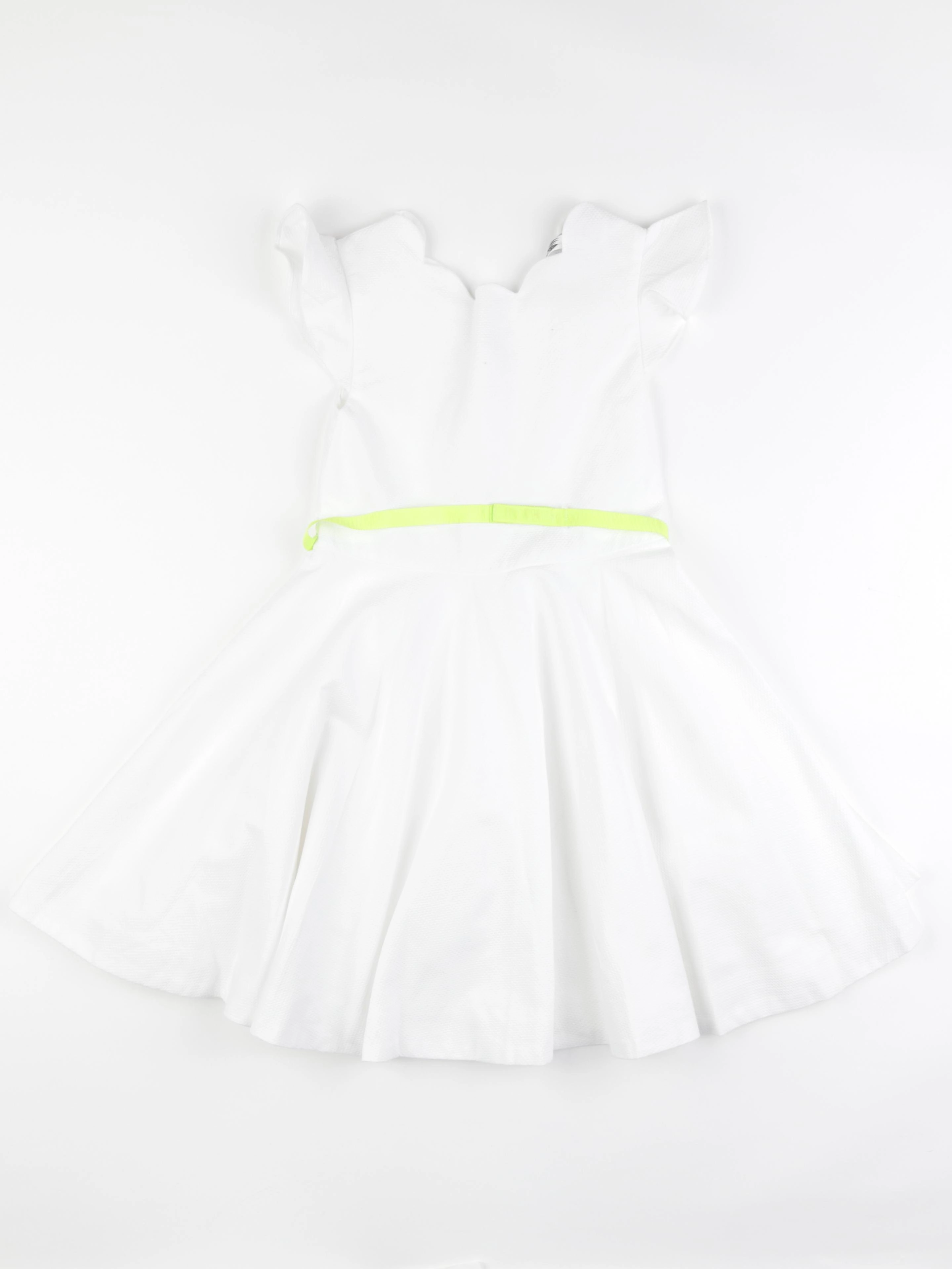 Jacadi - robe blanc, vert - 8 ans