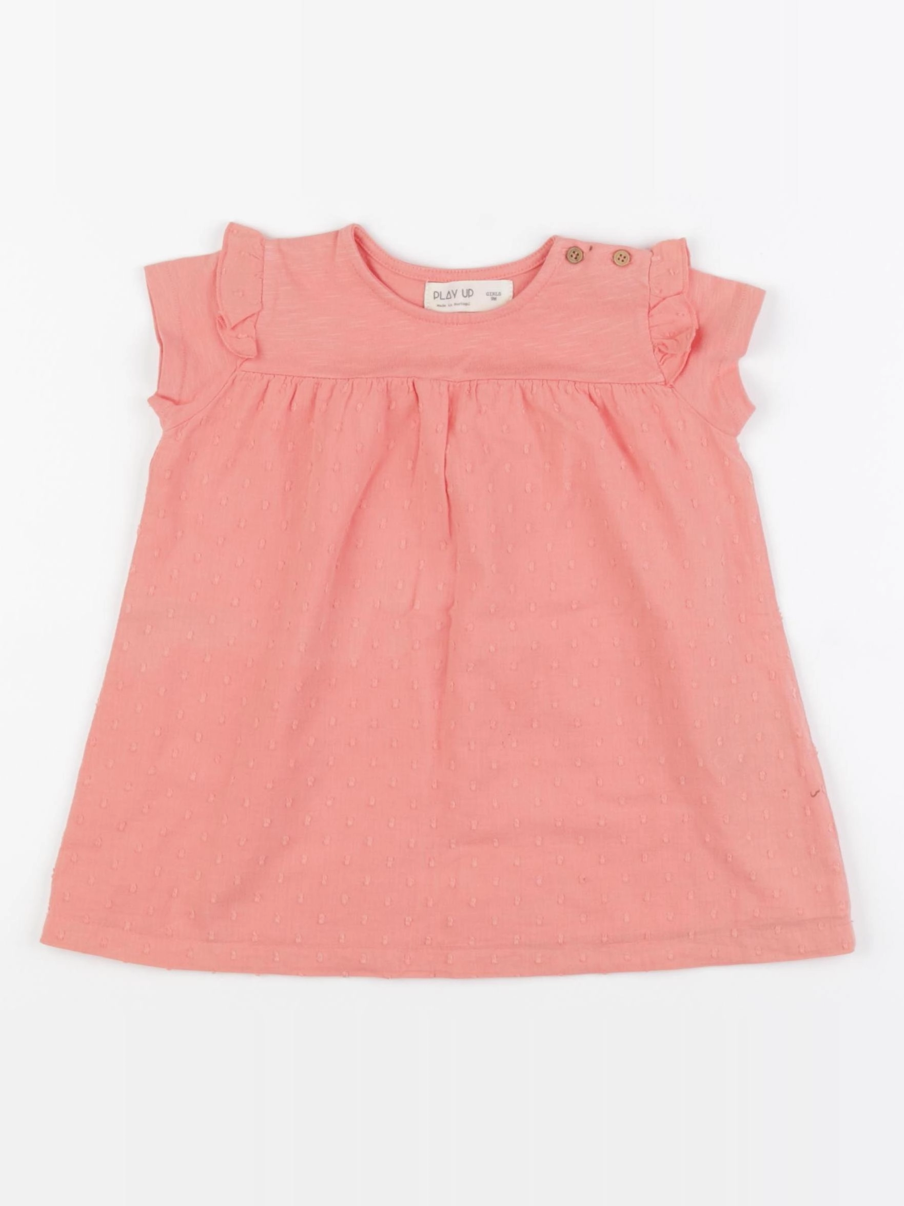 Play Up - robe orange - 9 mois