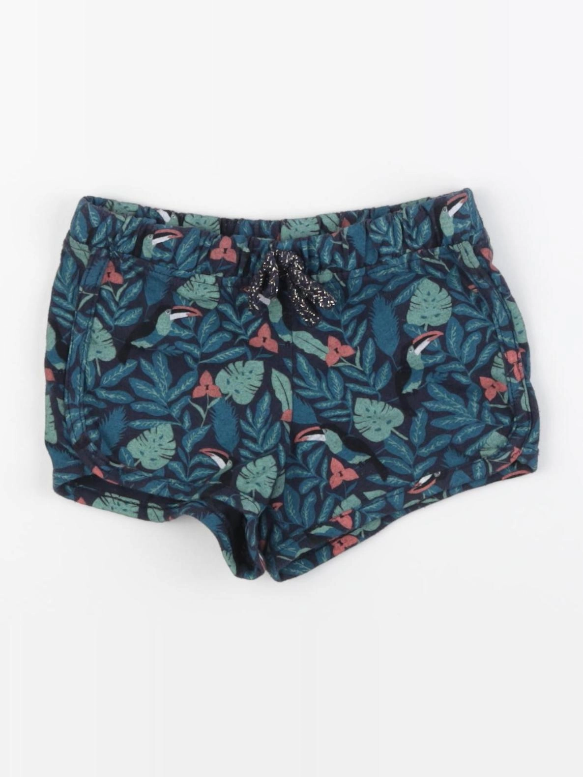Vertbaudet - short multicolore, or - 3 ans