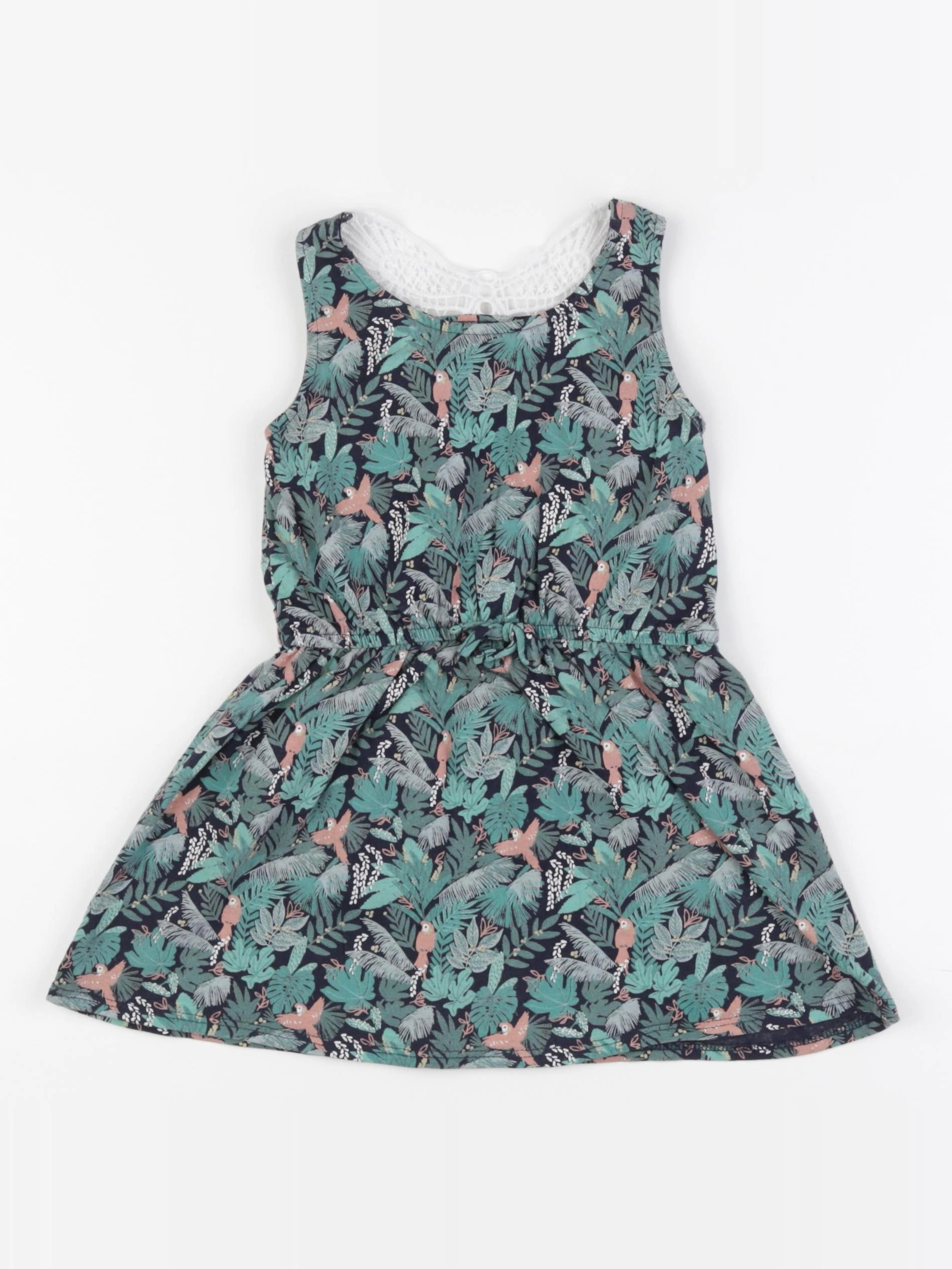 Vertbaudet - robe vert - 3 ans