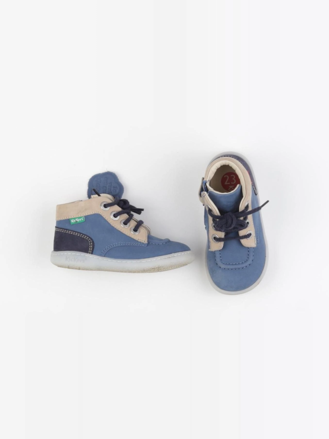 Kickers - bottillons bleu - pointure 23