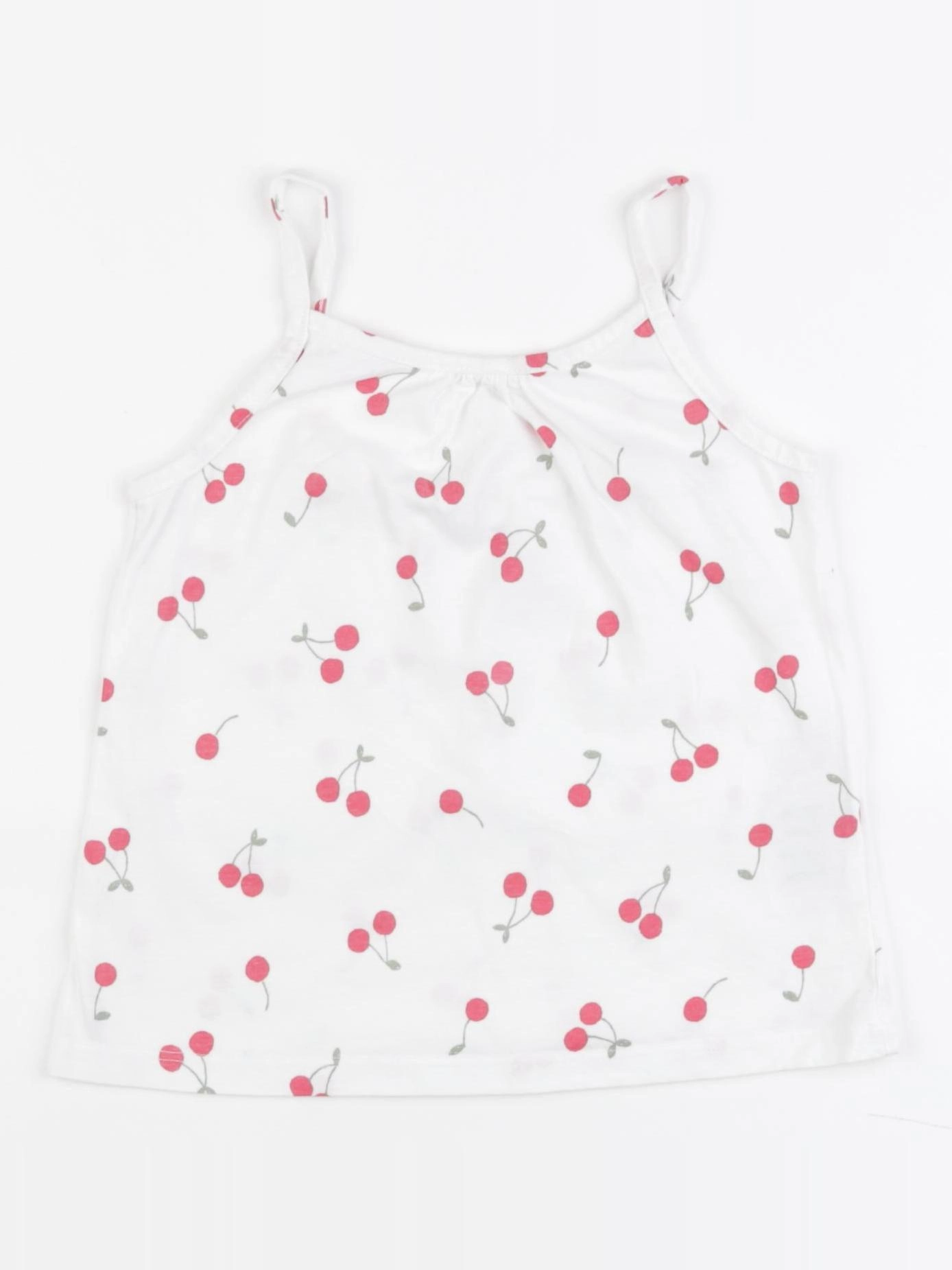 Vertbaudet - maillot de corps rouge, blanc - 5 ans