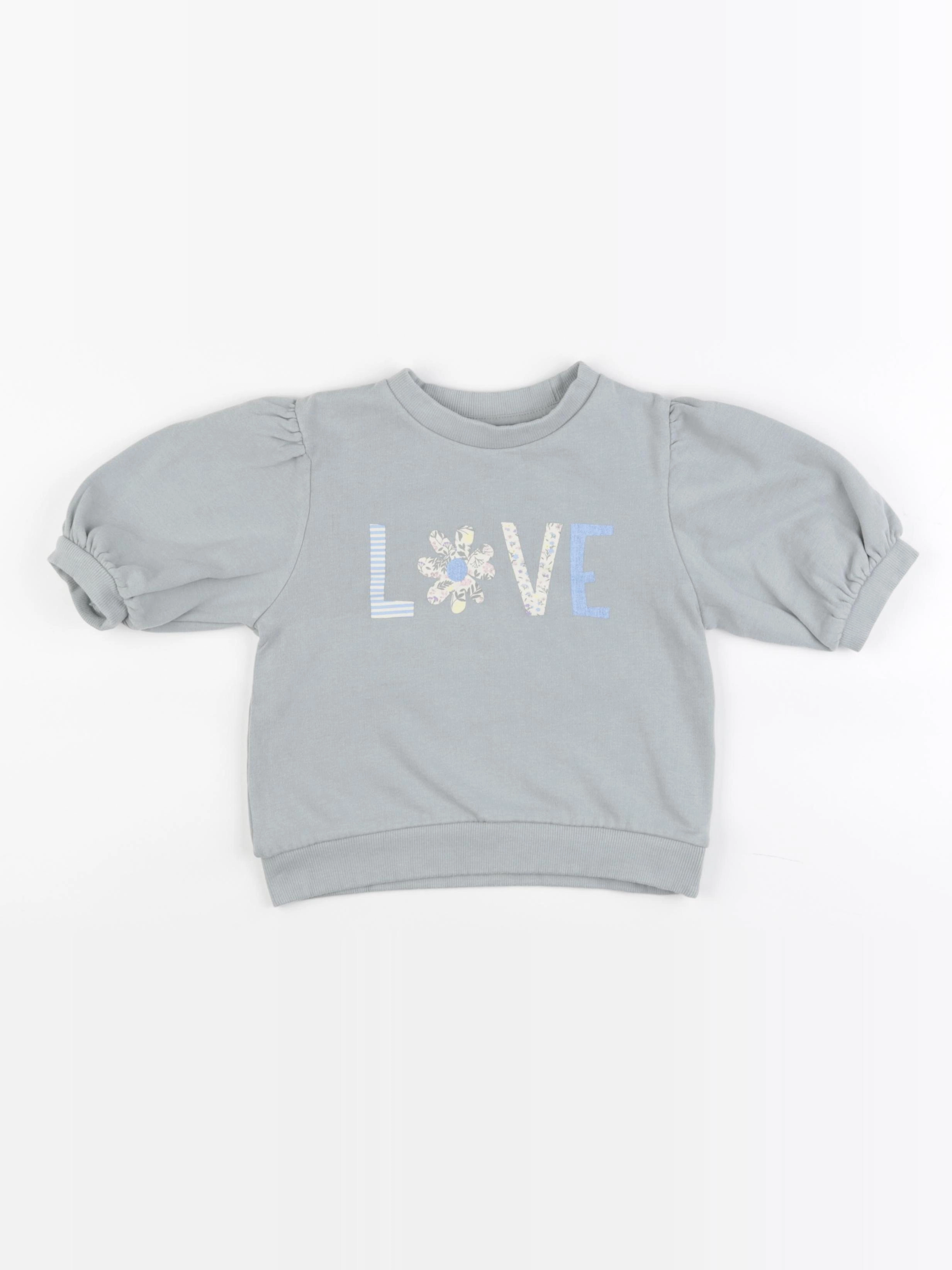 Vertbaudet - sweat bleu - 5 ans