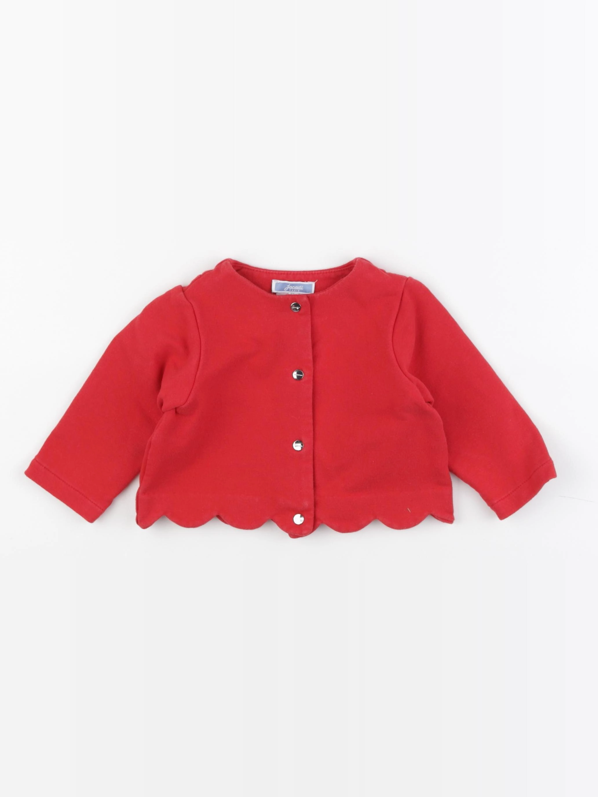 Jacadi - sweat rouge - 12 mois