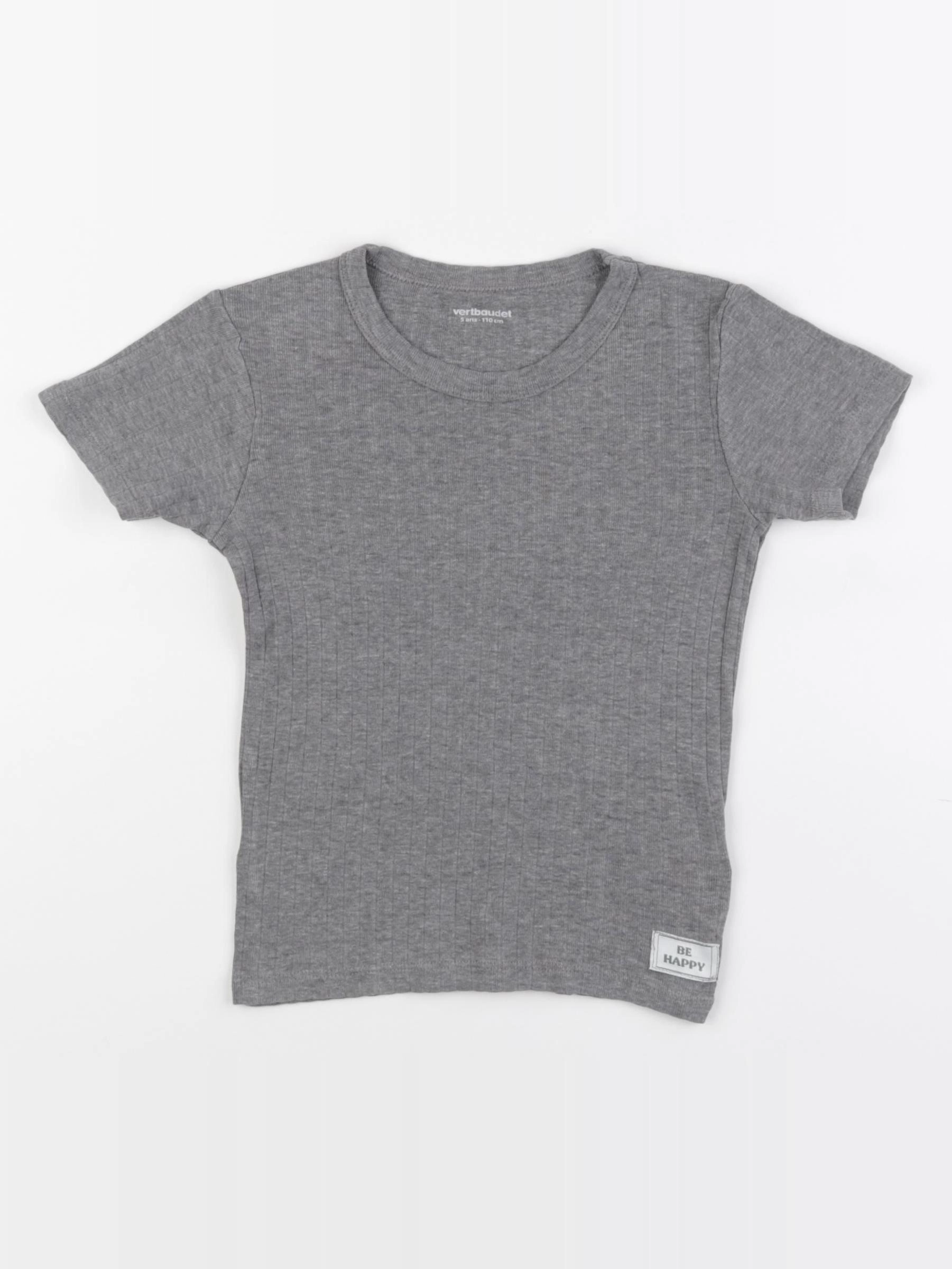 Vertbaudet - maillot de corps gris - 5 ans